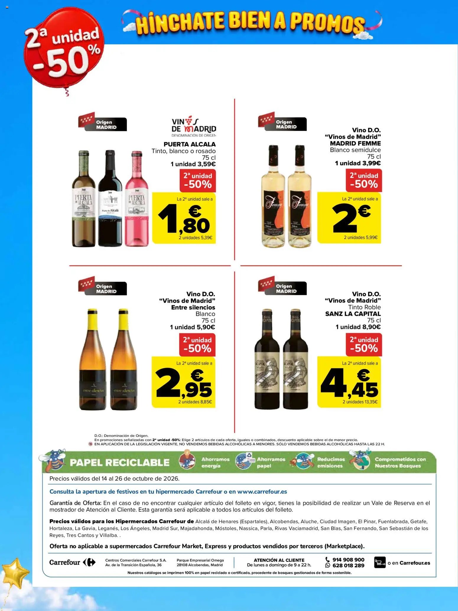 Carrefour folleto Madrid