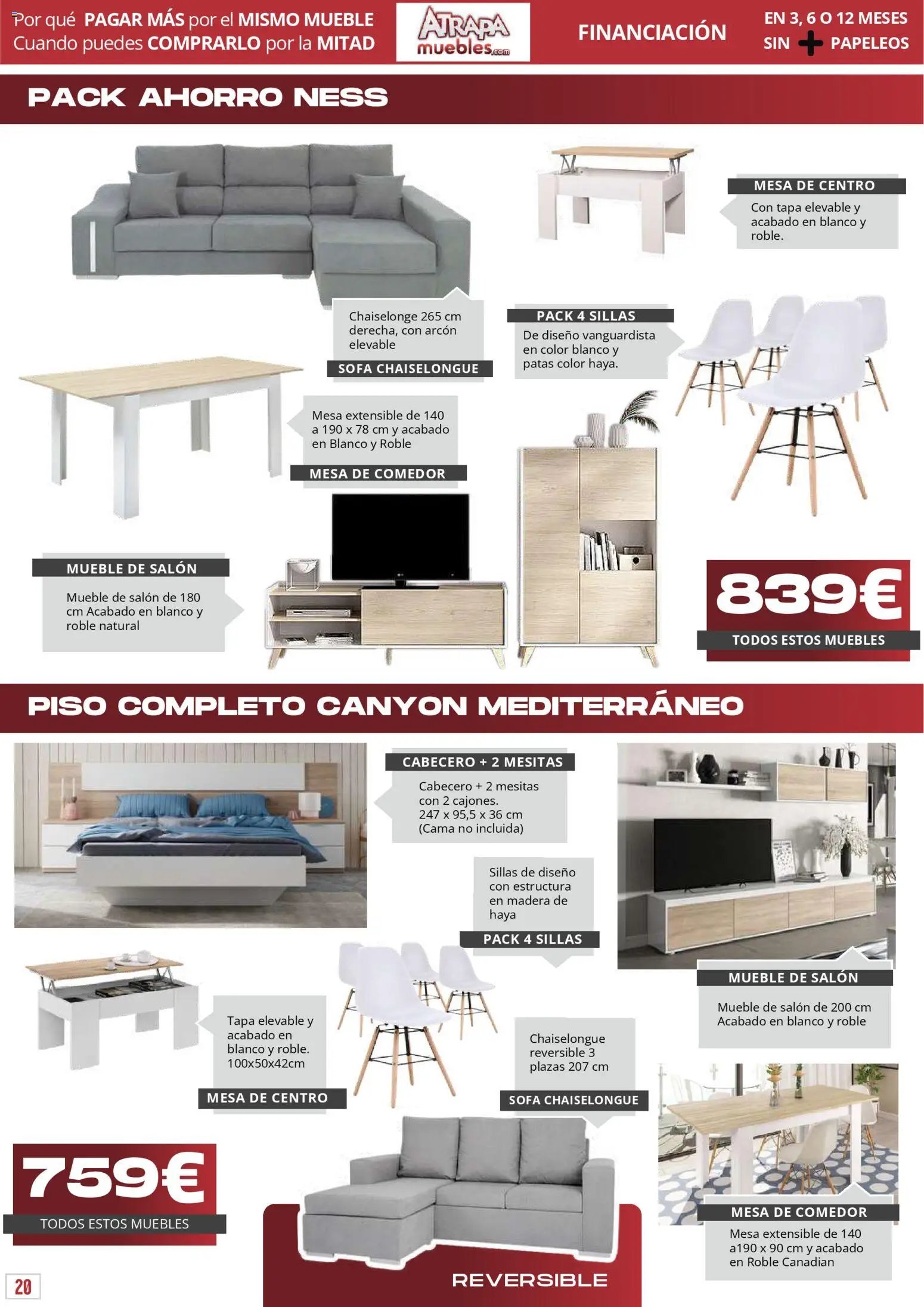 Atrapa Muebles folleto