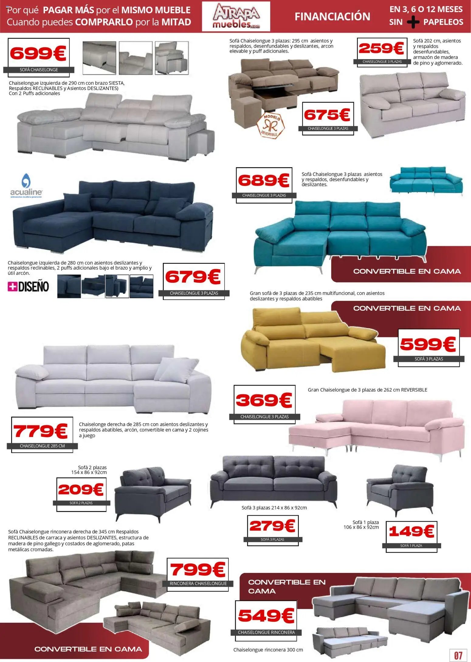 Atrapa Muebles folleto