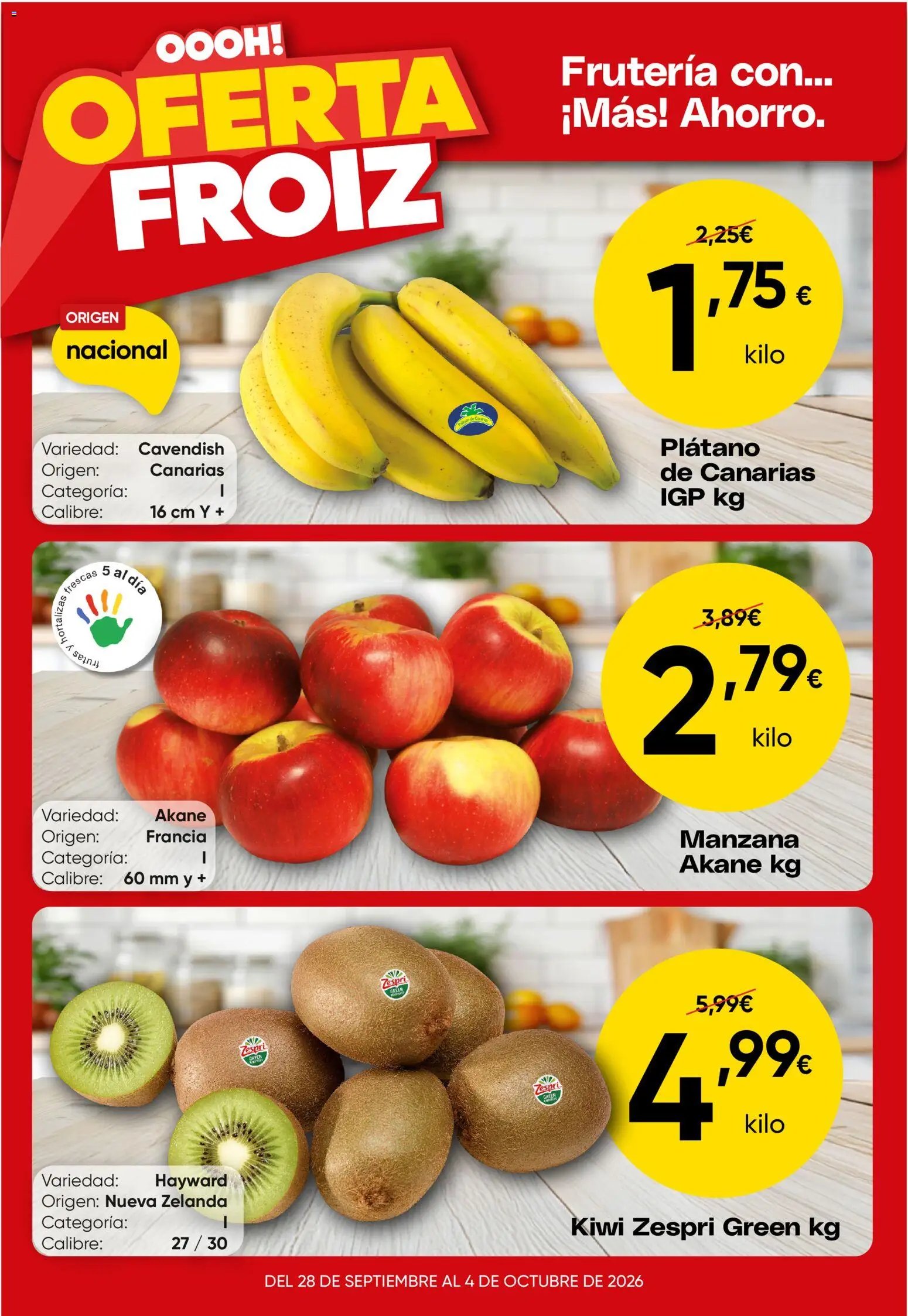 Froiz Oferta semanal