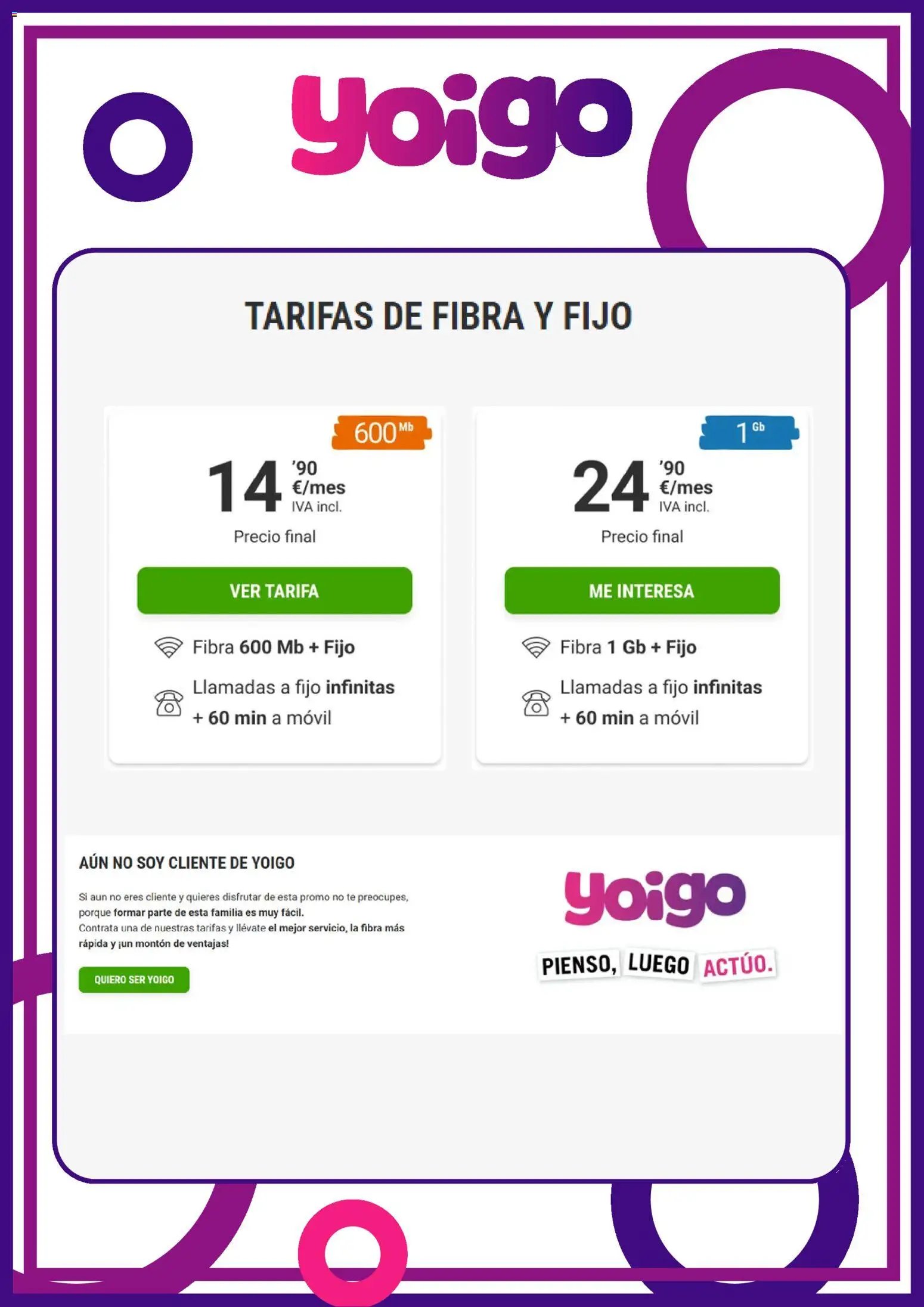 Yoigo ofertas
