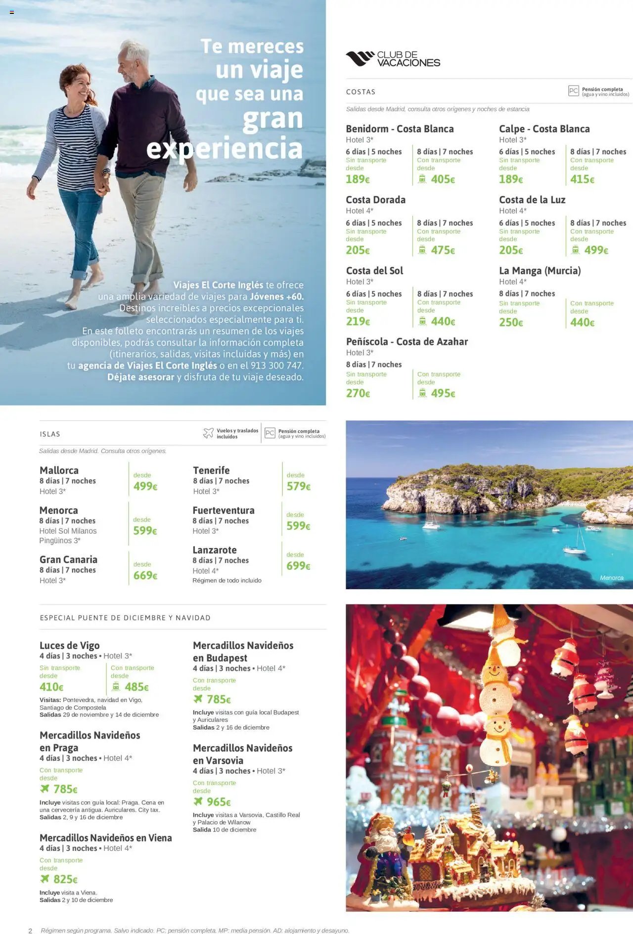 Viajes El Corte Inglés - Club de Vacaciones - Vacaciones Económicas