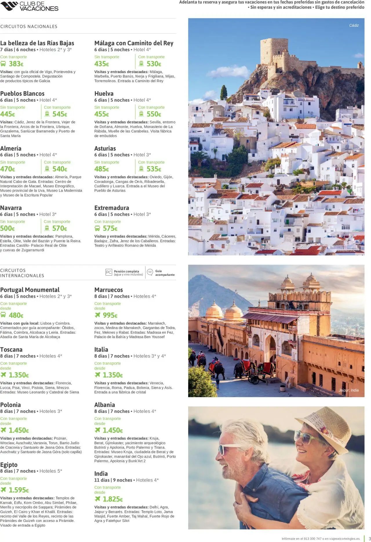 Viajes El Corte Inglés - Club de Vacaciones - Vacaciones Económicas
