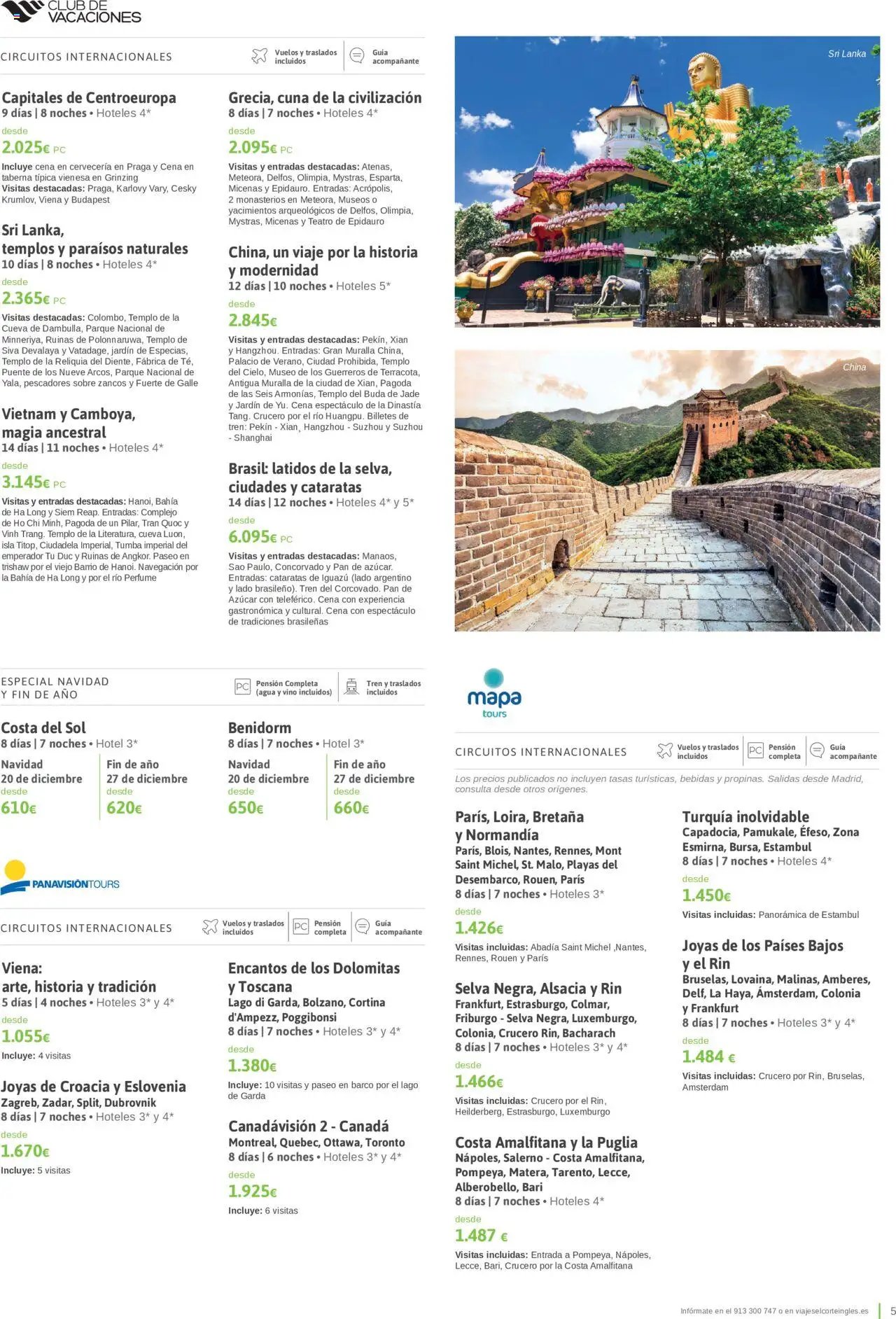 Viajes El Corte Inglés - Club de Vacaciones - Vacaciones Económicas