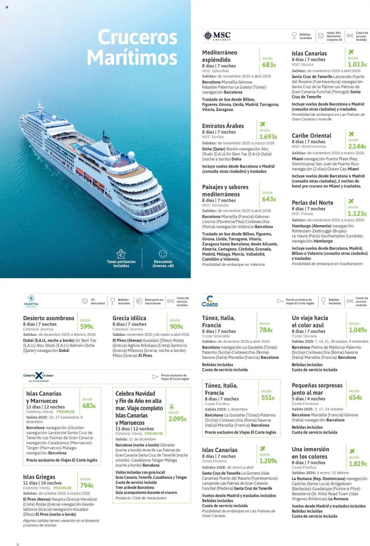 Viajes El Corte Inglés - Club de Vacaciones - Vacaciones Económicas