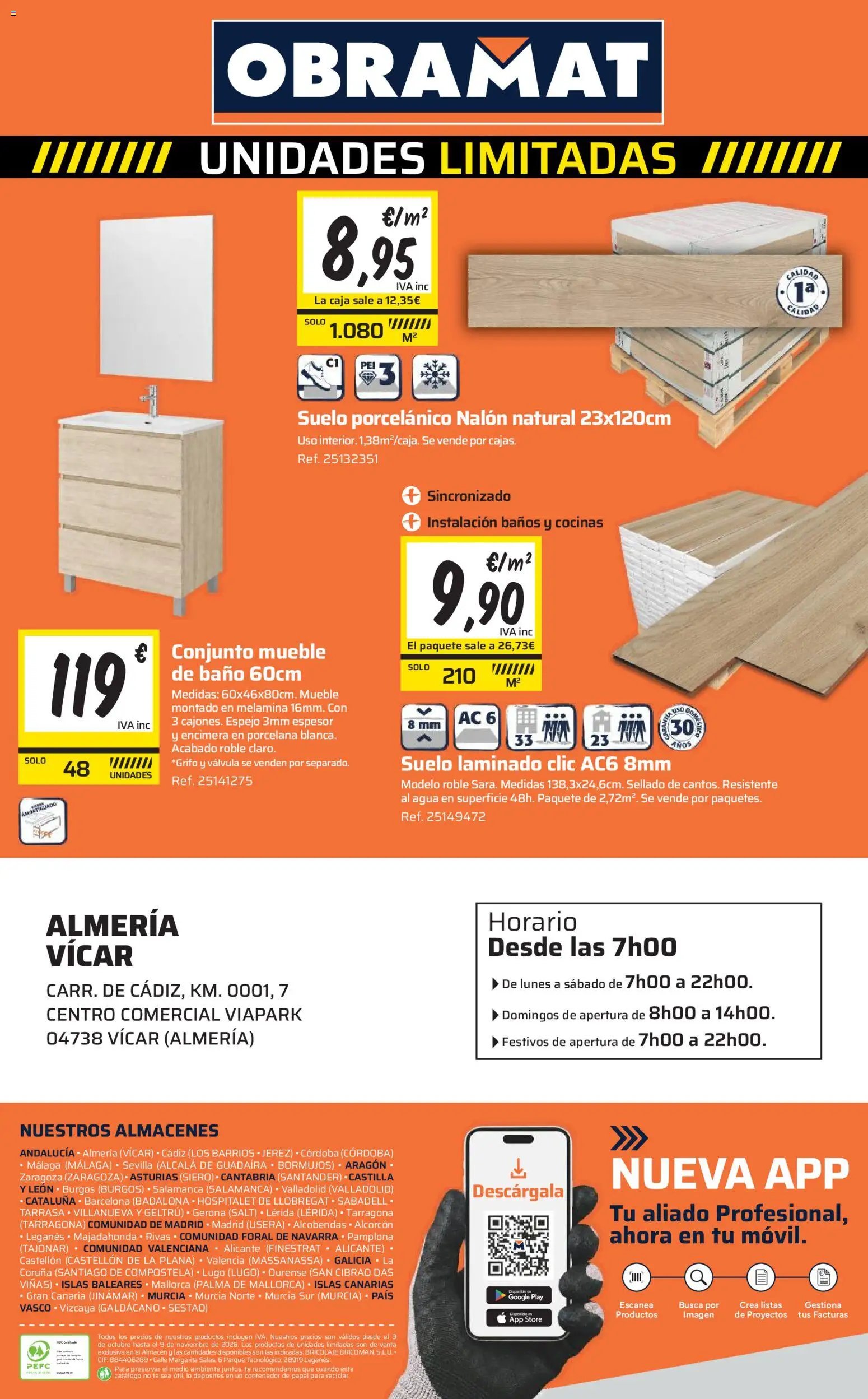 Obramat - Reformas Otono Imprenta Almacenes 03 Almeria 2026