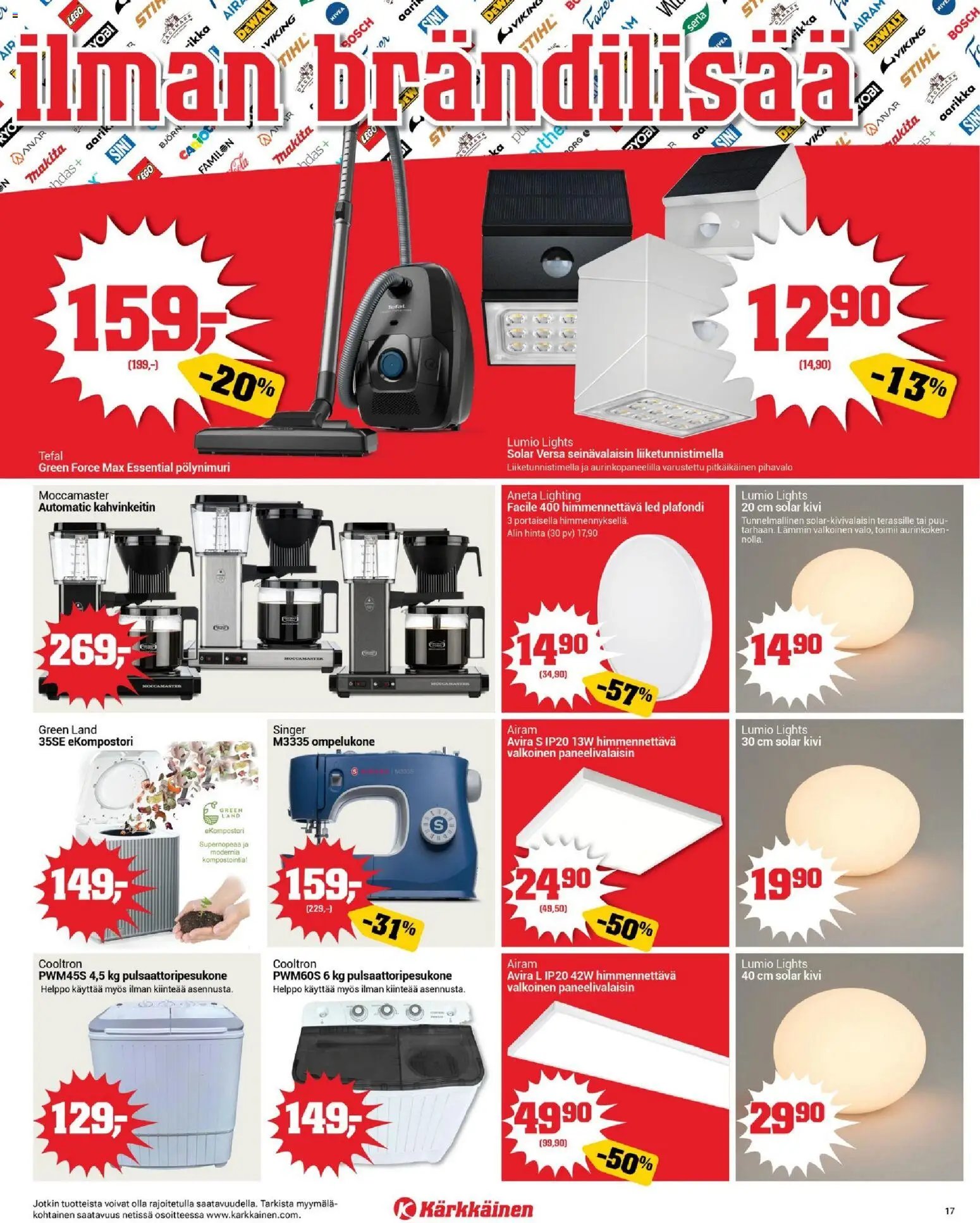 Kärkkäinen tarjoukset - Avajaiset Oulu