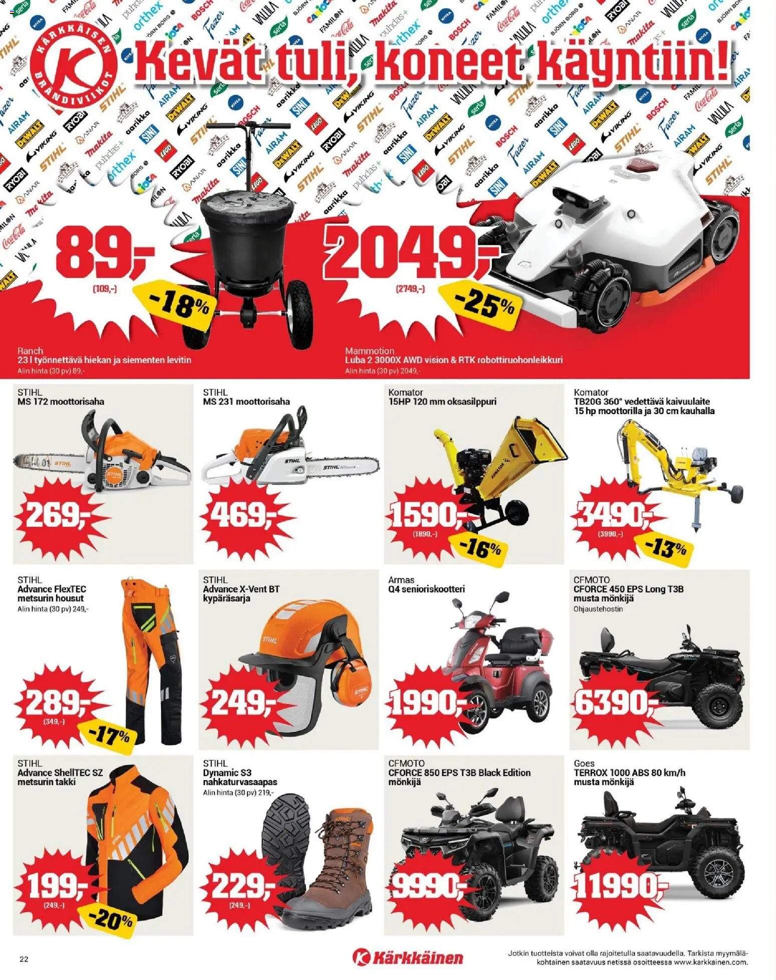 Kärkkäinen tarjoukset - Avajaiset Oulu