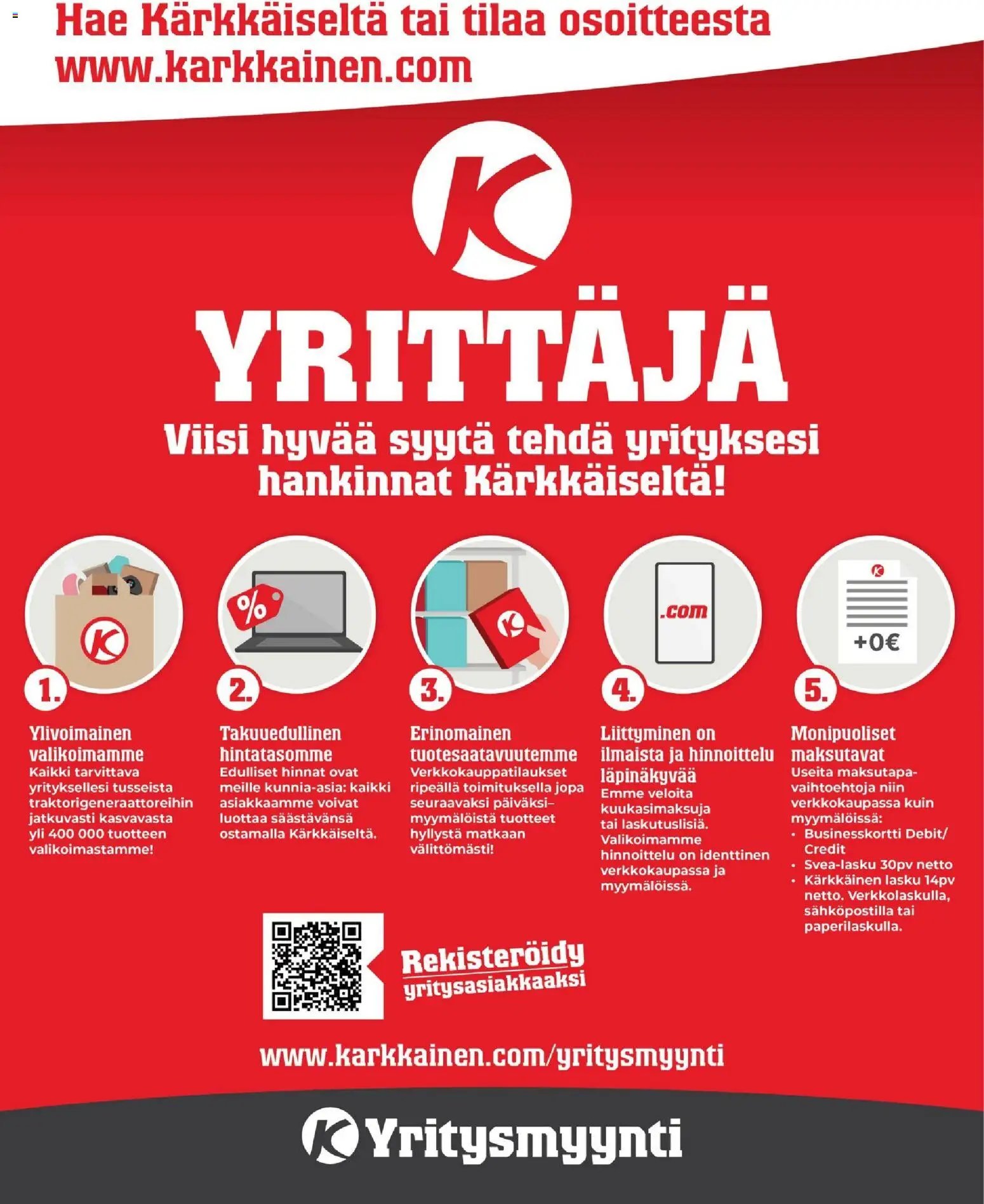 Kärkkäinen tarjoukset - Avajaiset Oulu