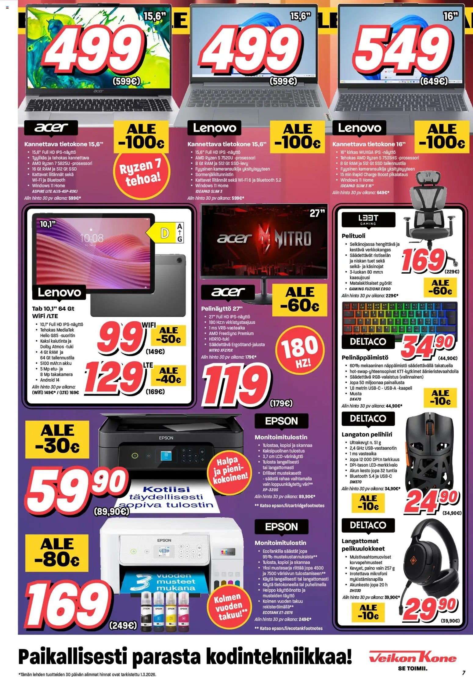 Veikon Kone tarjoukset