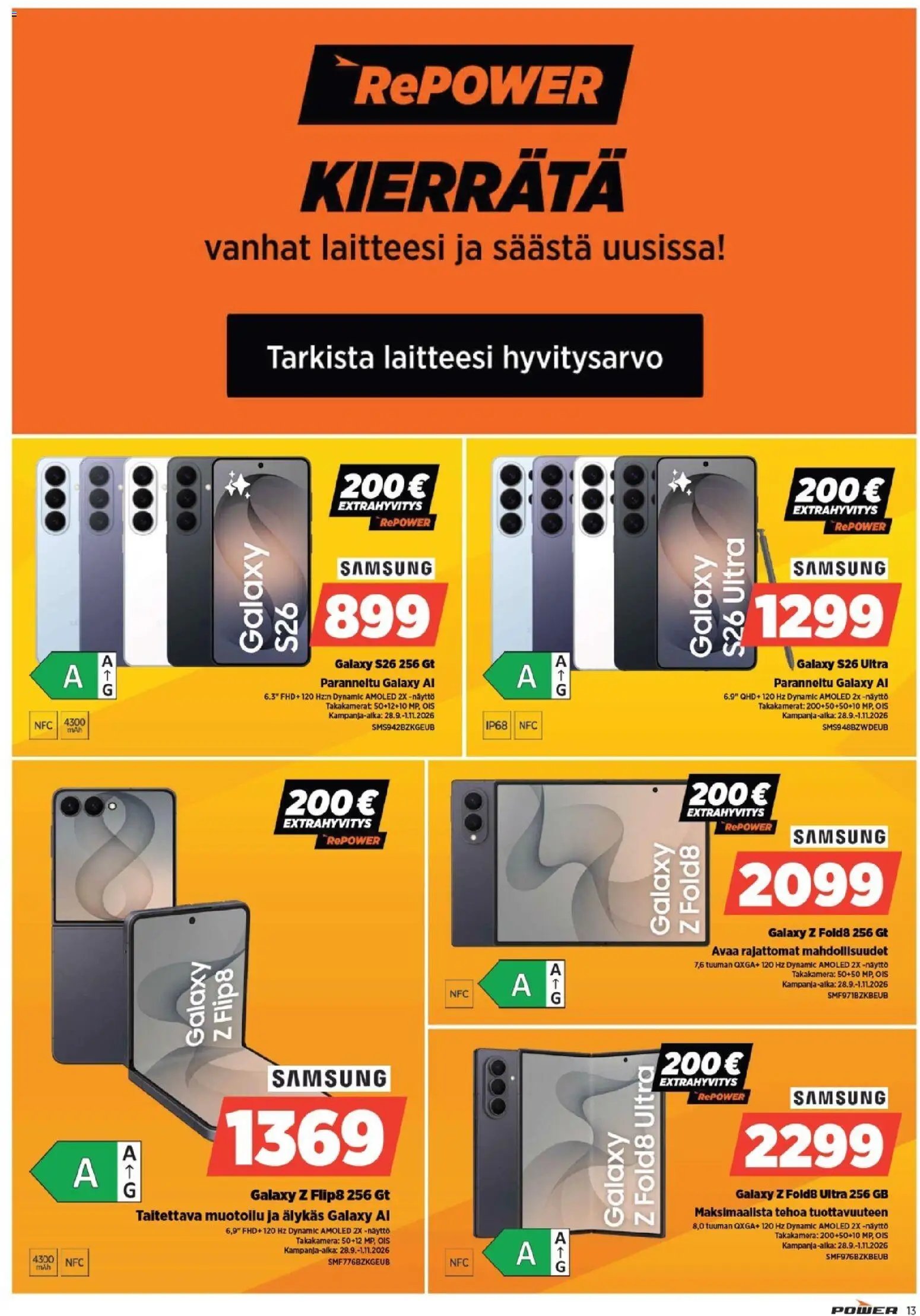 Power tarjoukset