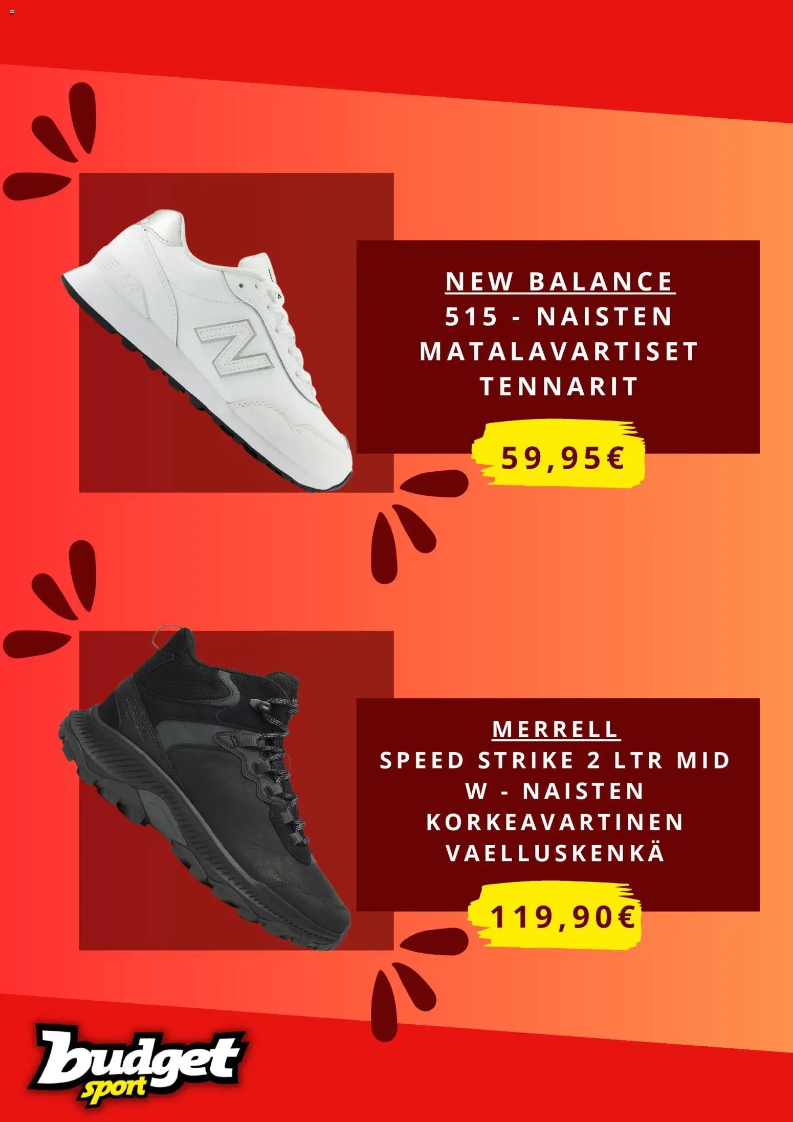 Budget Sport tarjoukset