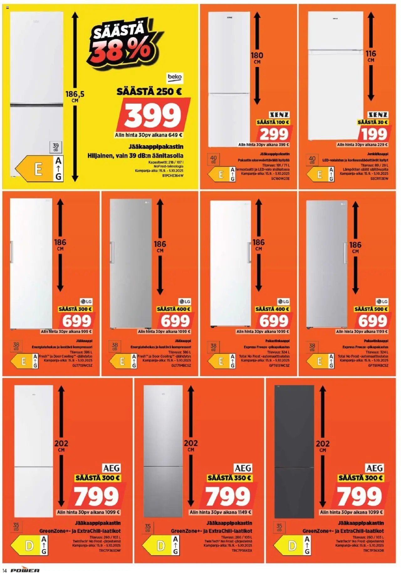 Power tarjoukset (2025-09-15 - 2025-09-30)