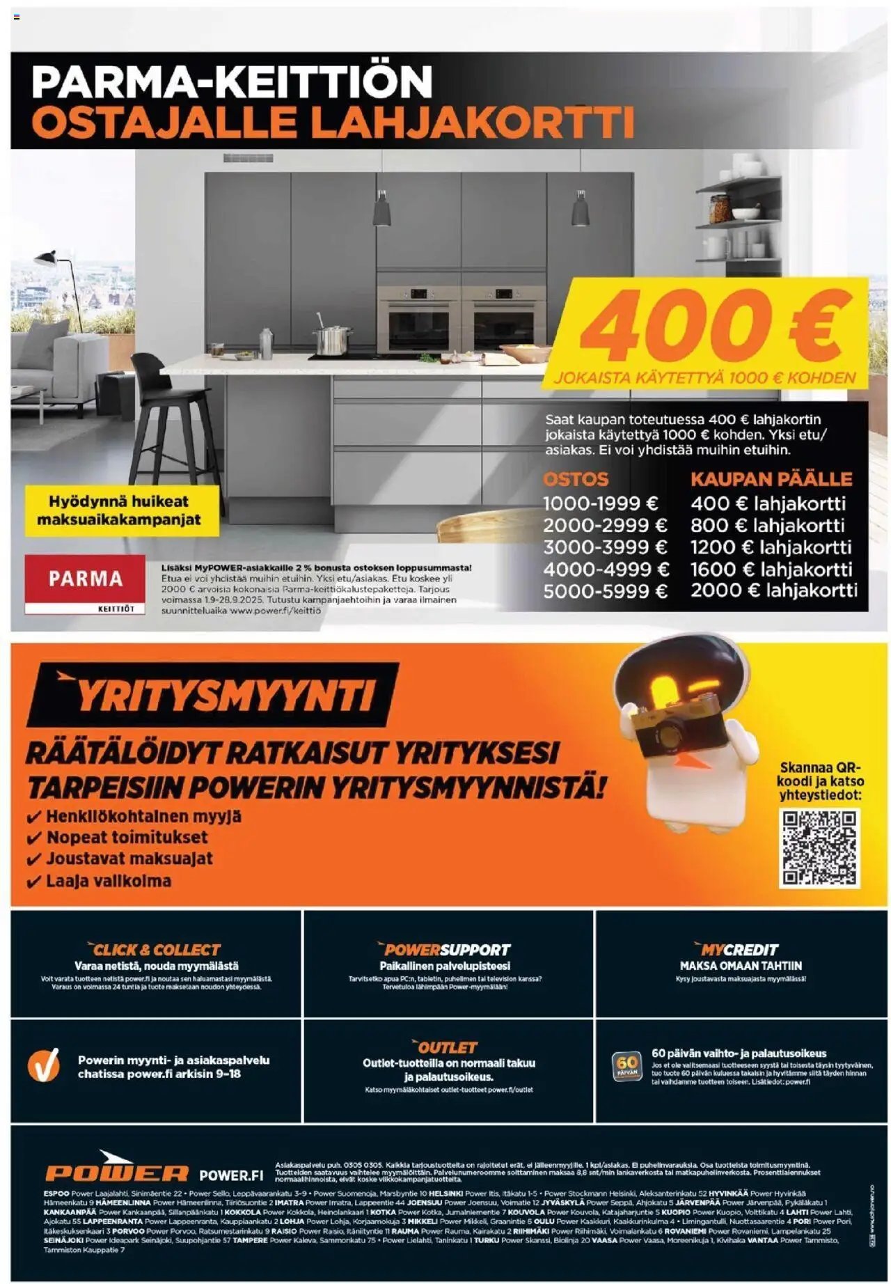 Power tarjoukset (2025-09-15 - 2025-09-30)