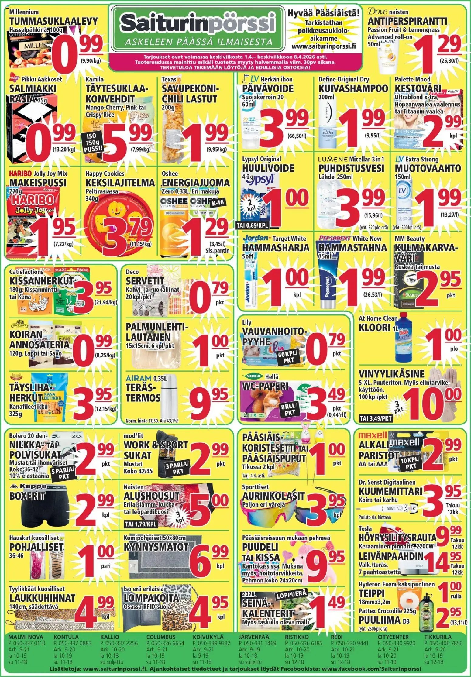 Saiturinpörssi tarjoukset