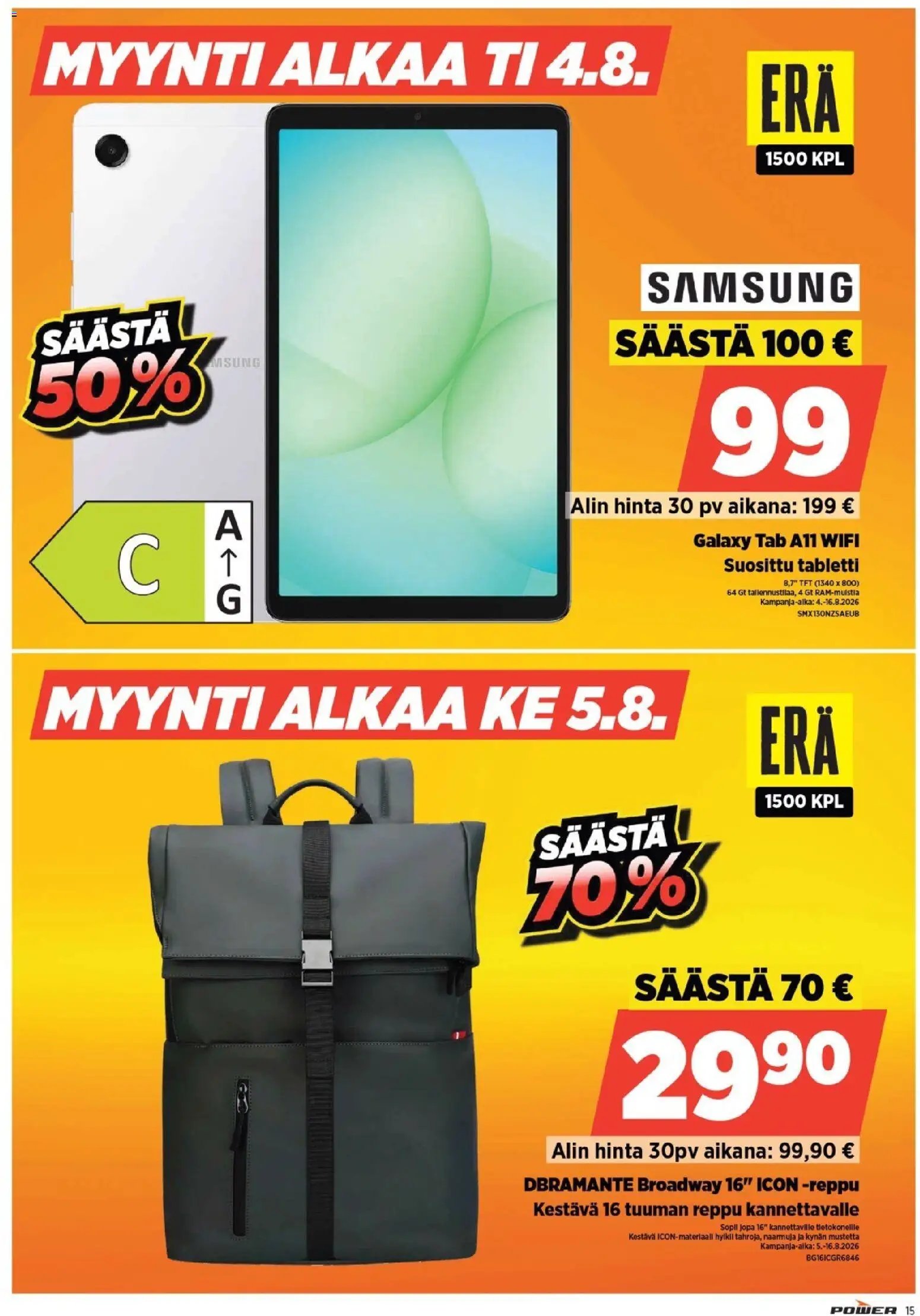 Power tarjoukset