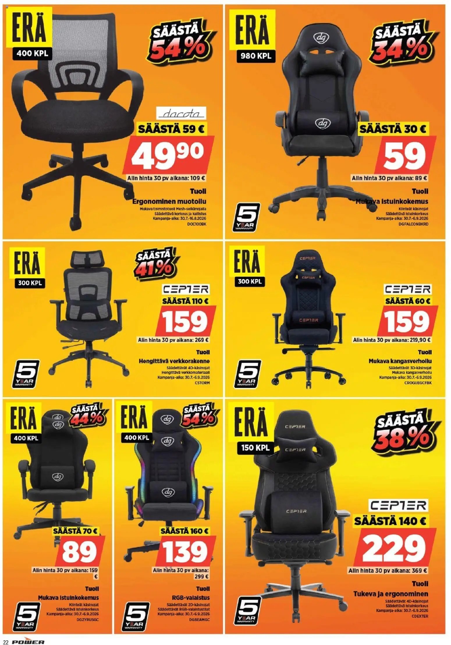 Power tarjoukset
