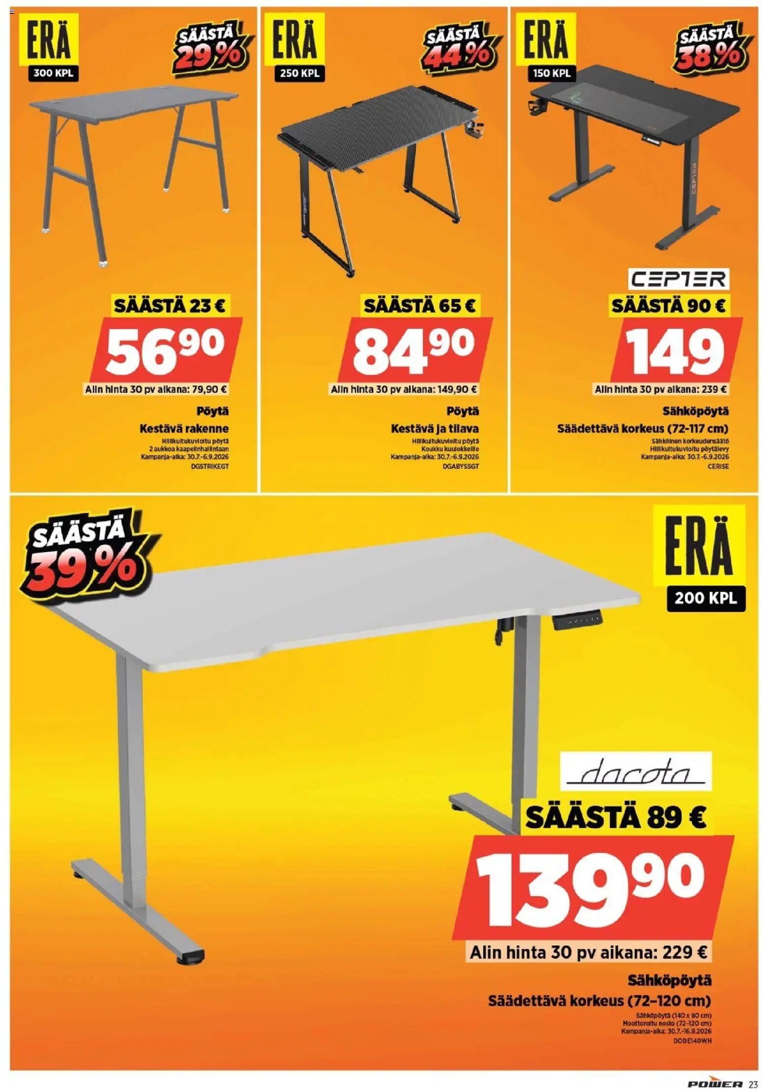 Power tarjoukset