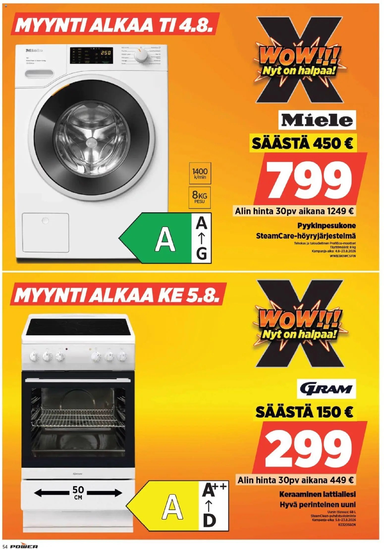 Power tarjoukset