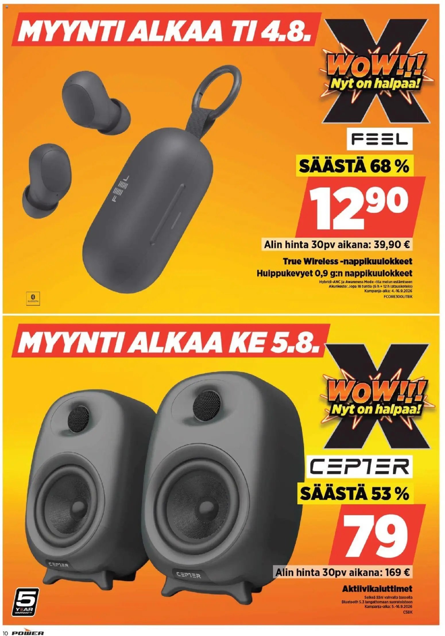 Power tarjoukset