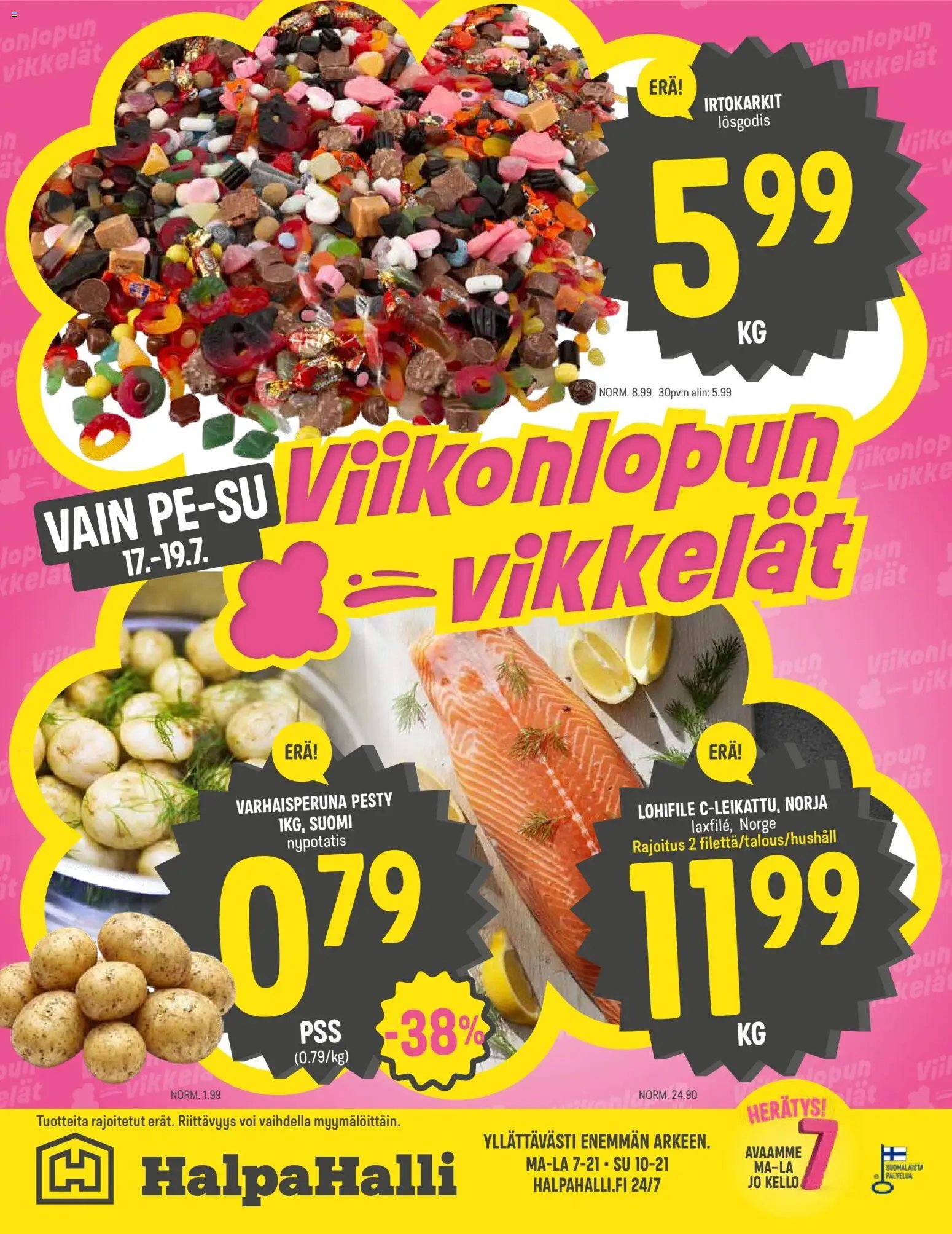 Halpa Halli tarjoukset
