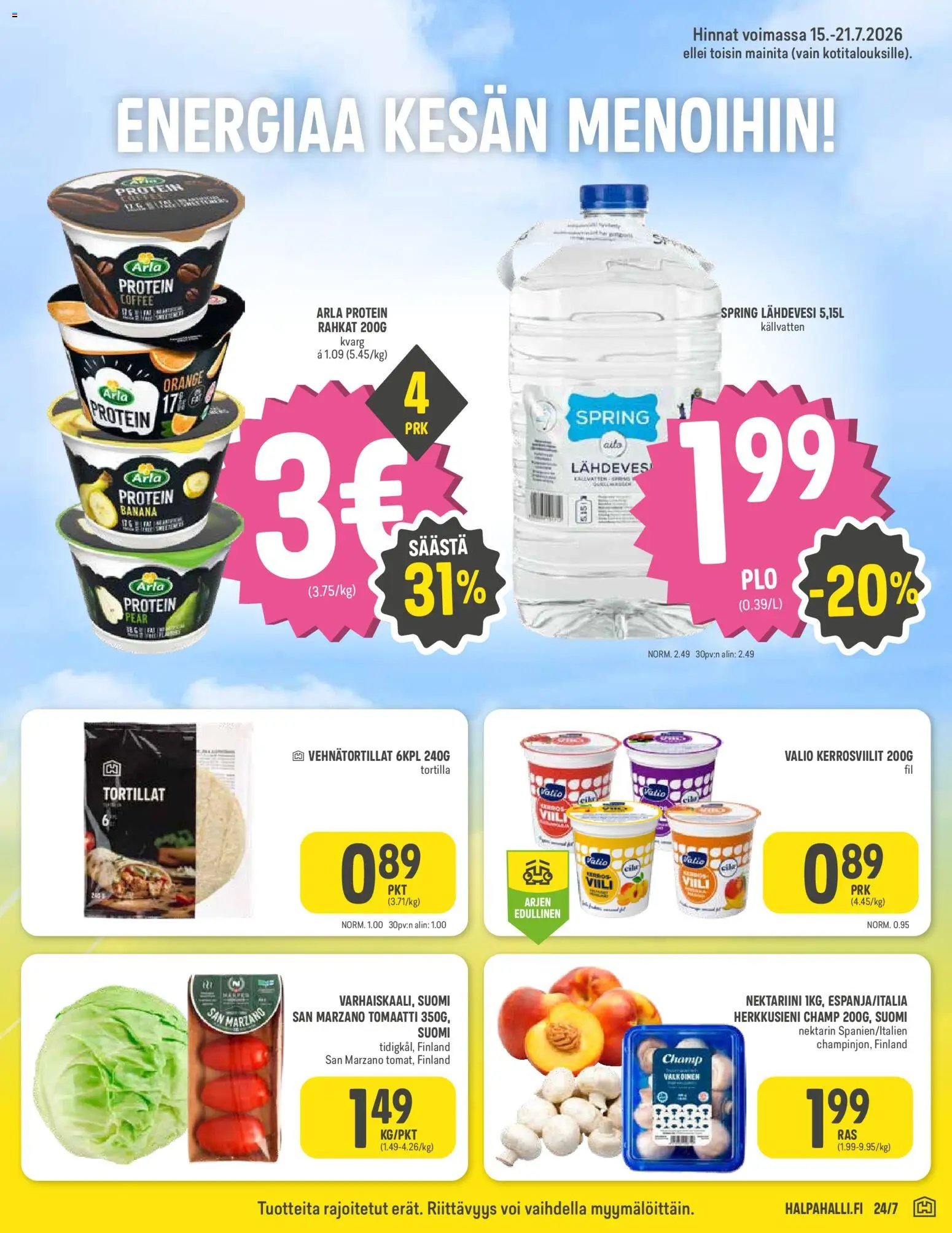 Halpa Halli tarjoukset