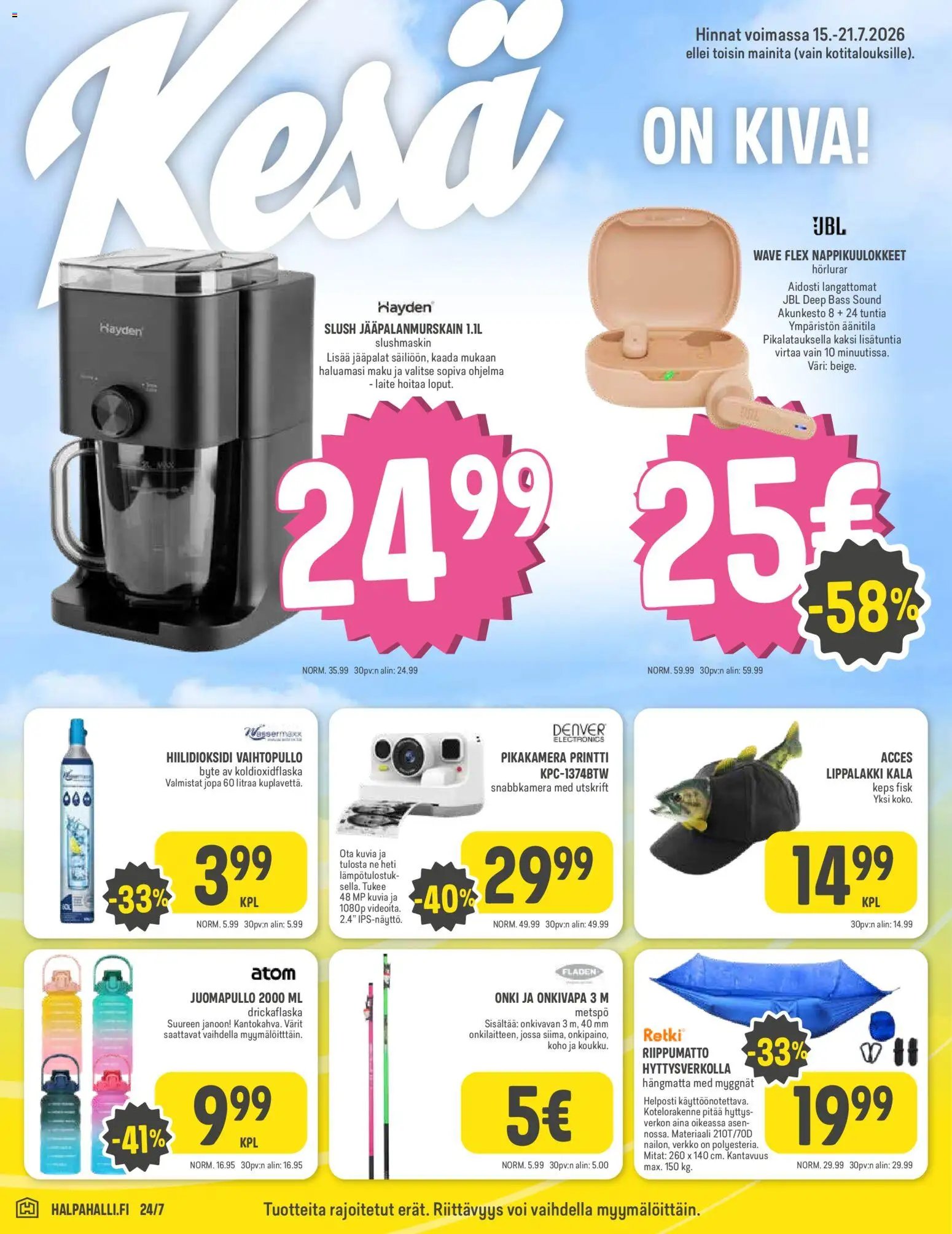 Halpa Halli tarjoukset