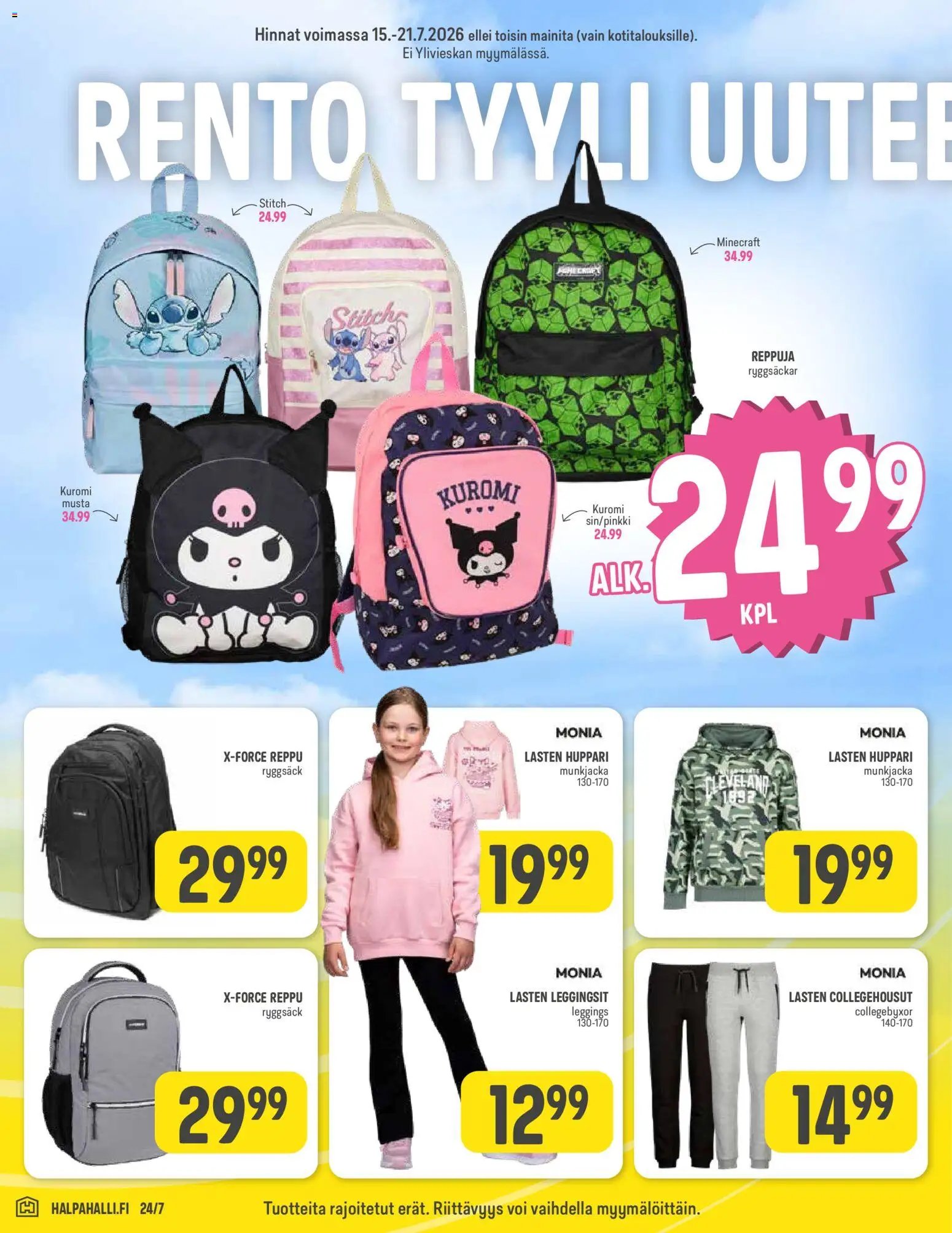 Halpa Halli tarjoukset