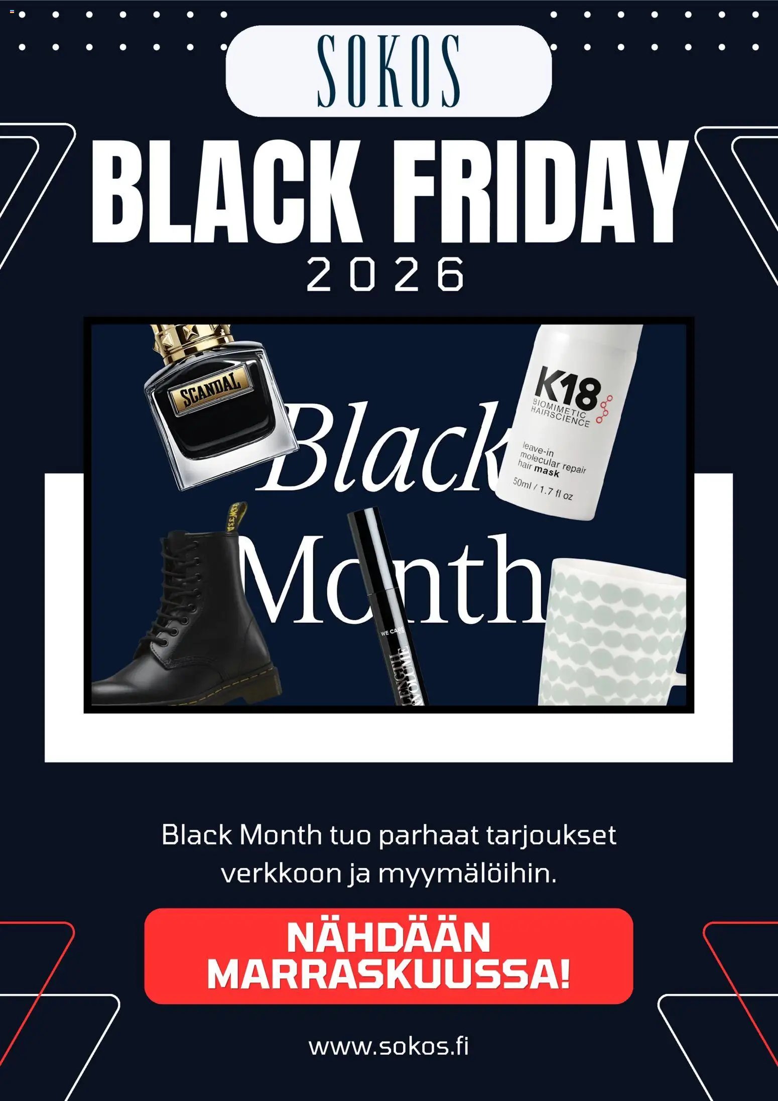Sokos Black Friday -ennakkoilmoitus