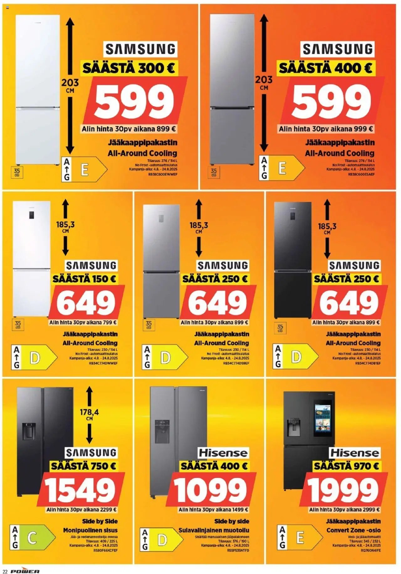Power tarjoukset (2025-08-11 - 2025-08-17)