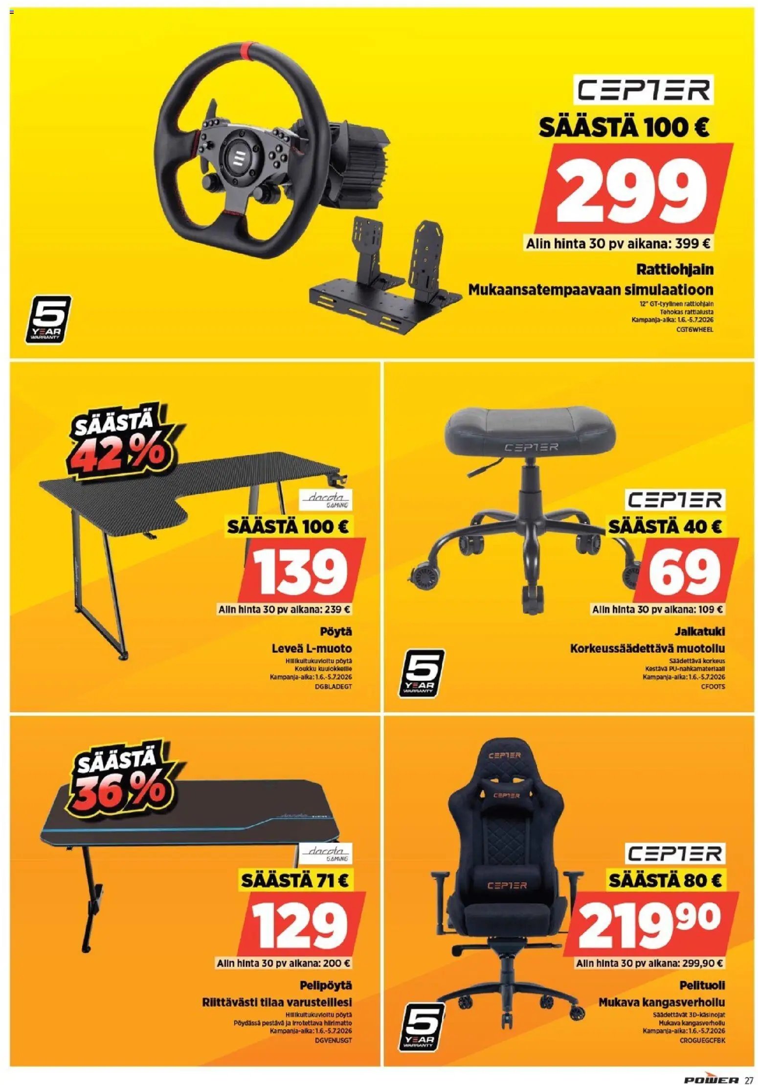 Power tarjoukset