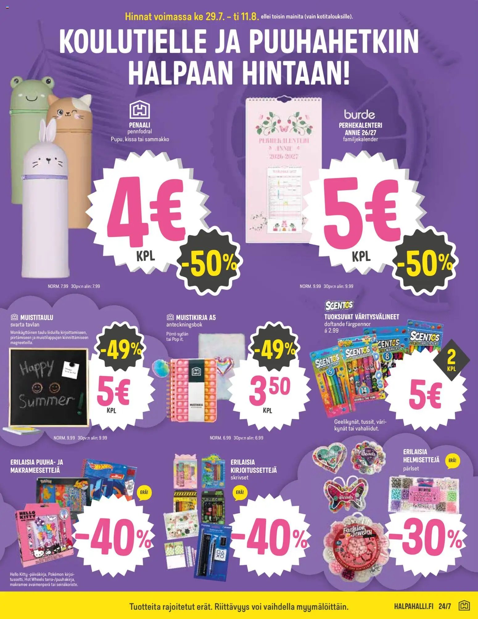 Halpa Halli tarjoukset