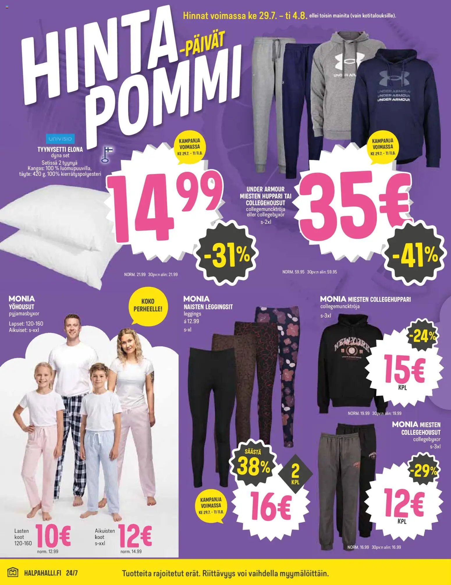 Halpa Halli tarjoukset