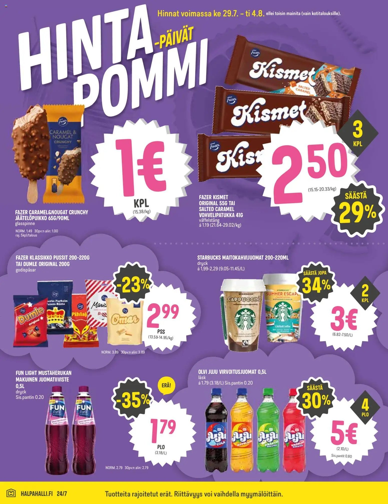 Halpa Halli tarjoukset
