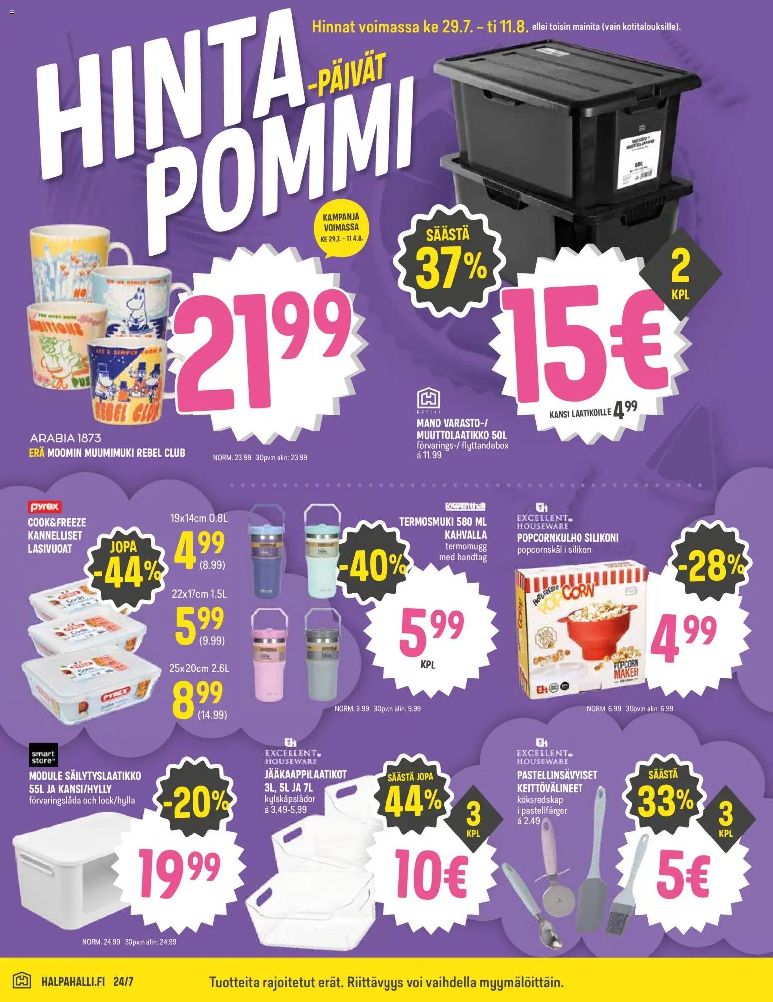 Halpa Halli tarjoukset