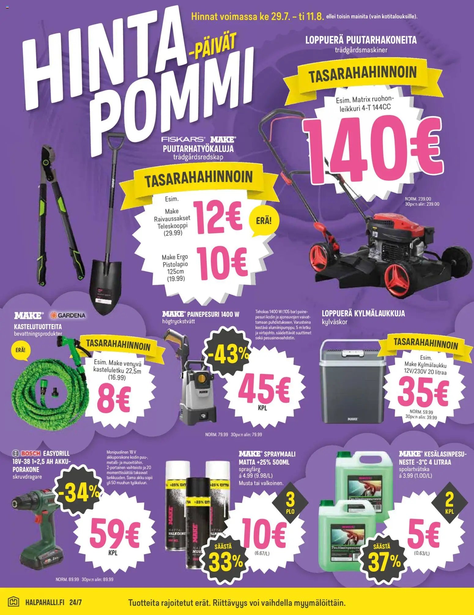 Halpa Halli tarjoukset