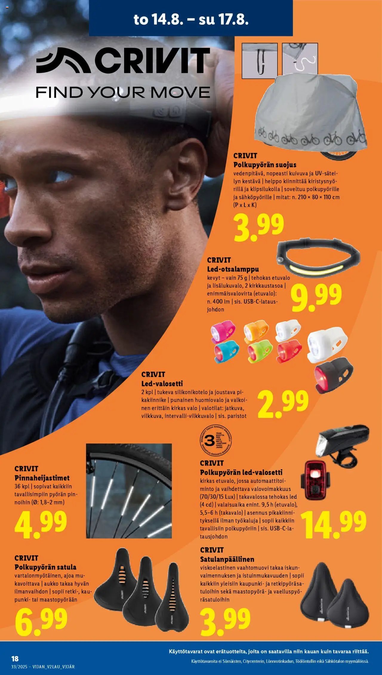 Lidl tarjoukset - Tampere (2025-08-14 - 2025-08-20)