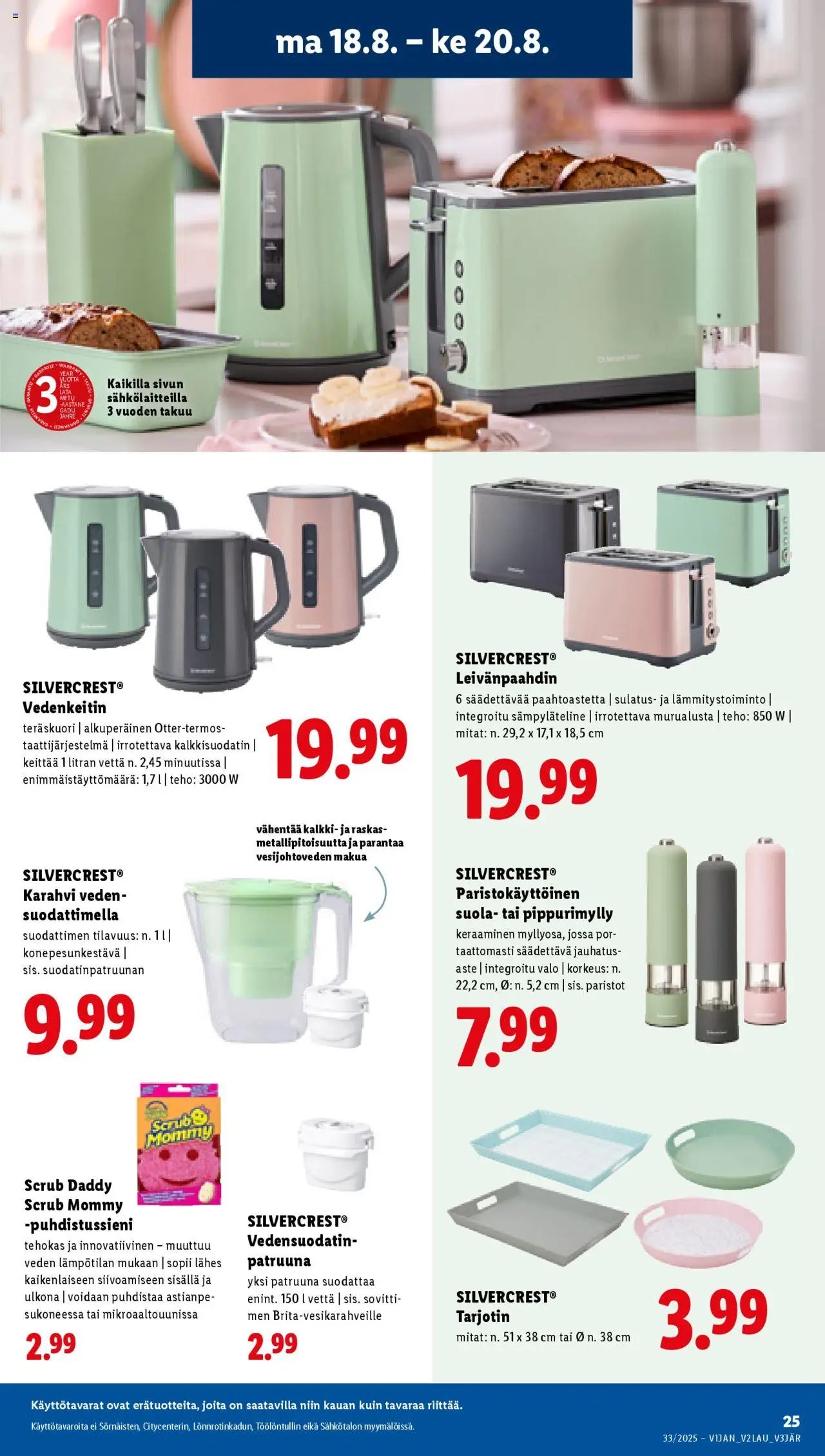Lidl tarjoukset - Tampere (2025-08-14 - 2025-08-20)
