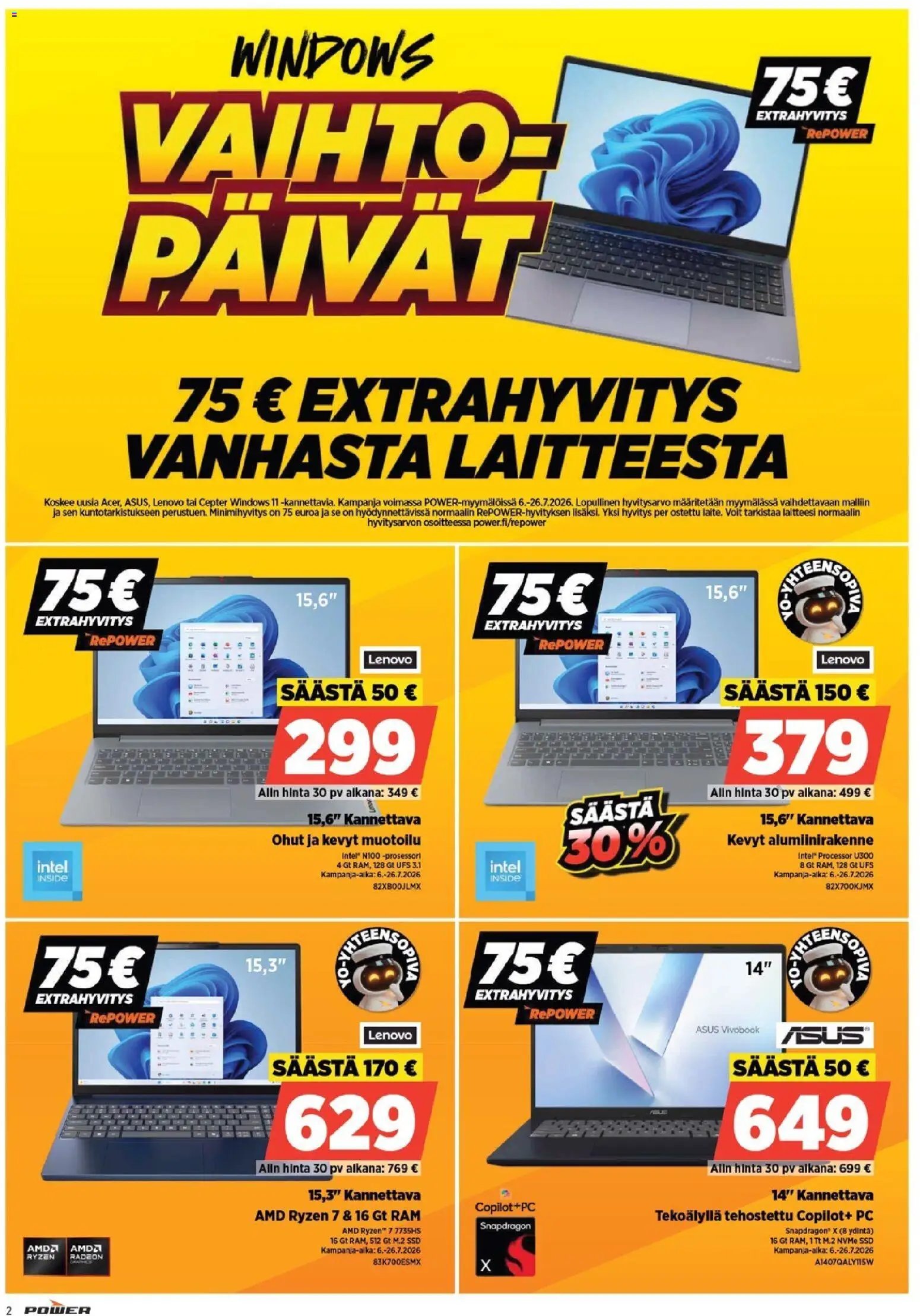 Power tarjoukset
