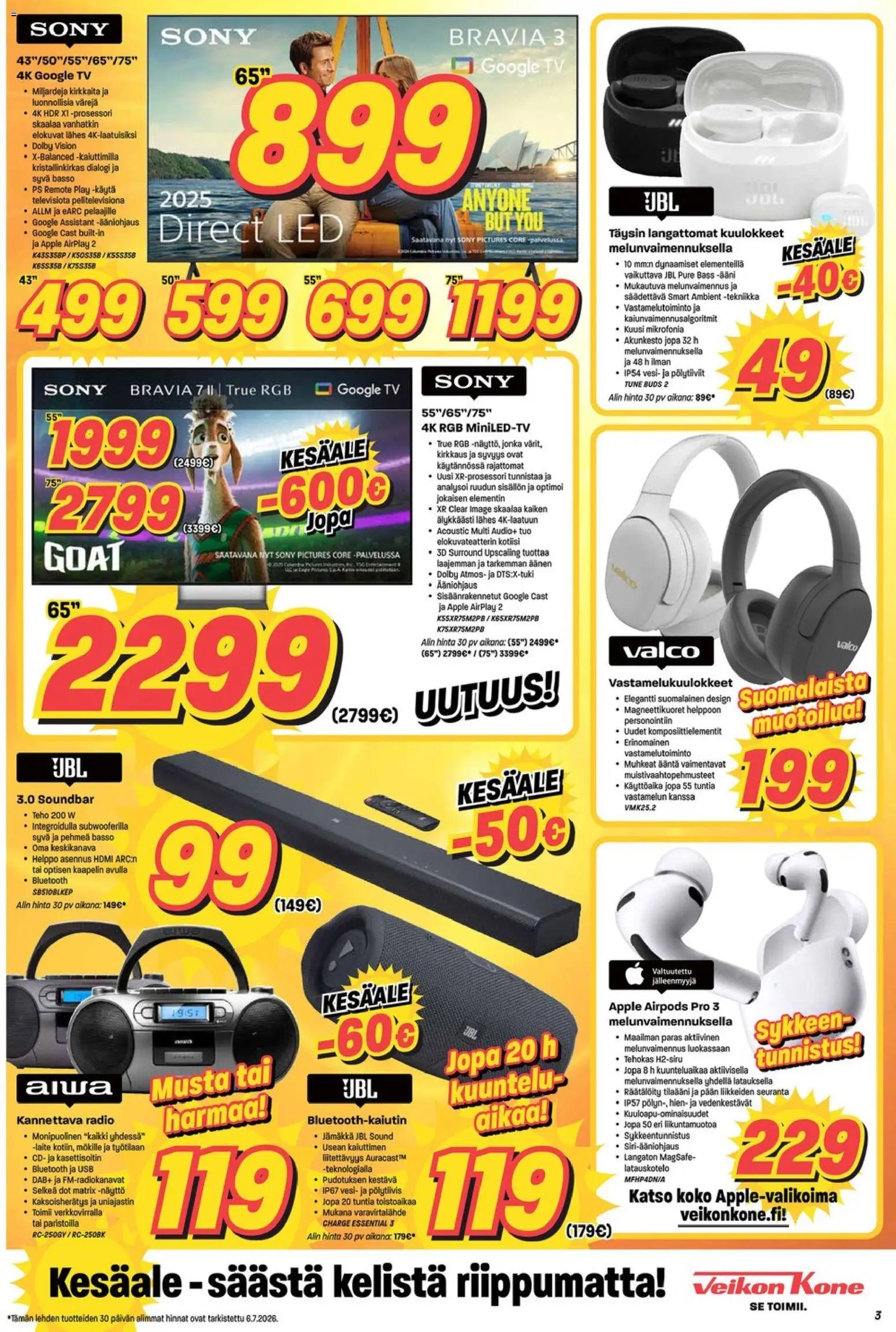 Veikon Kone tarjoukset