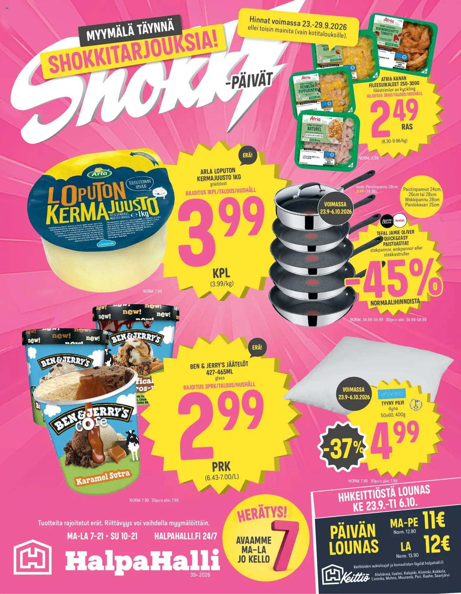Halpa Halli tarjoukset