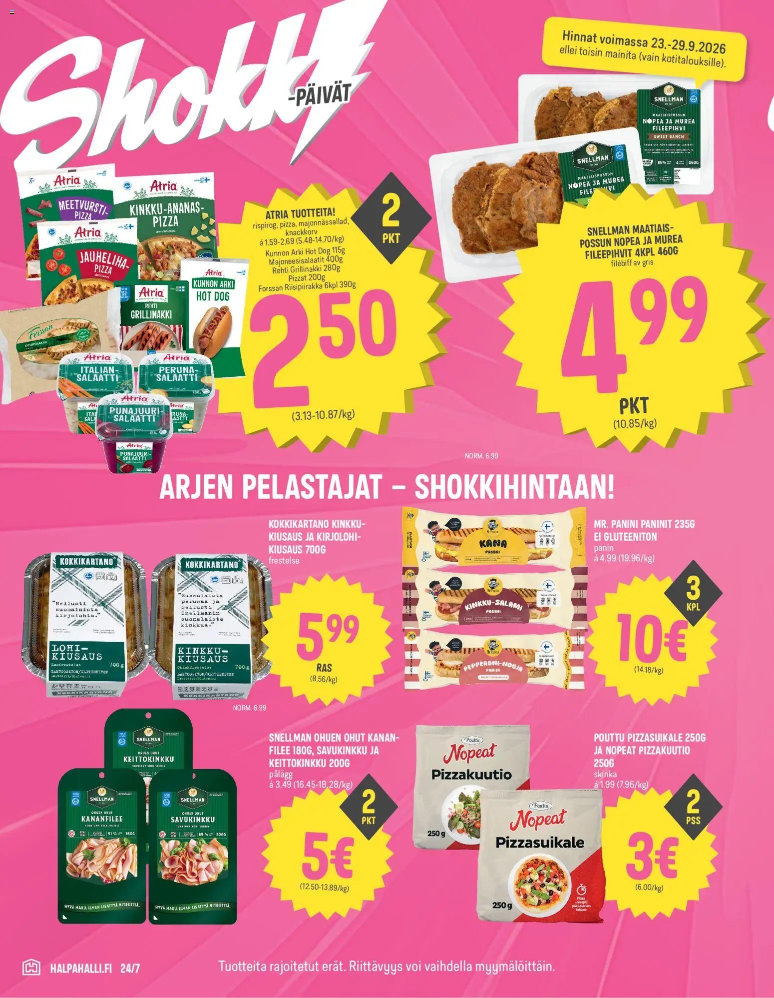 Halpa Halli tarjoukset
