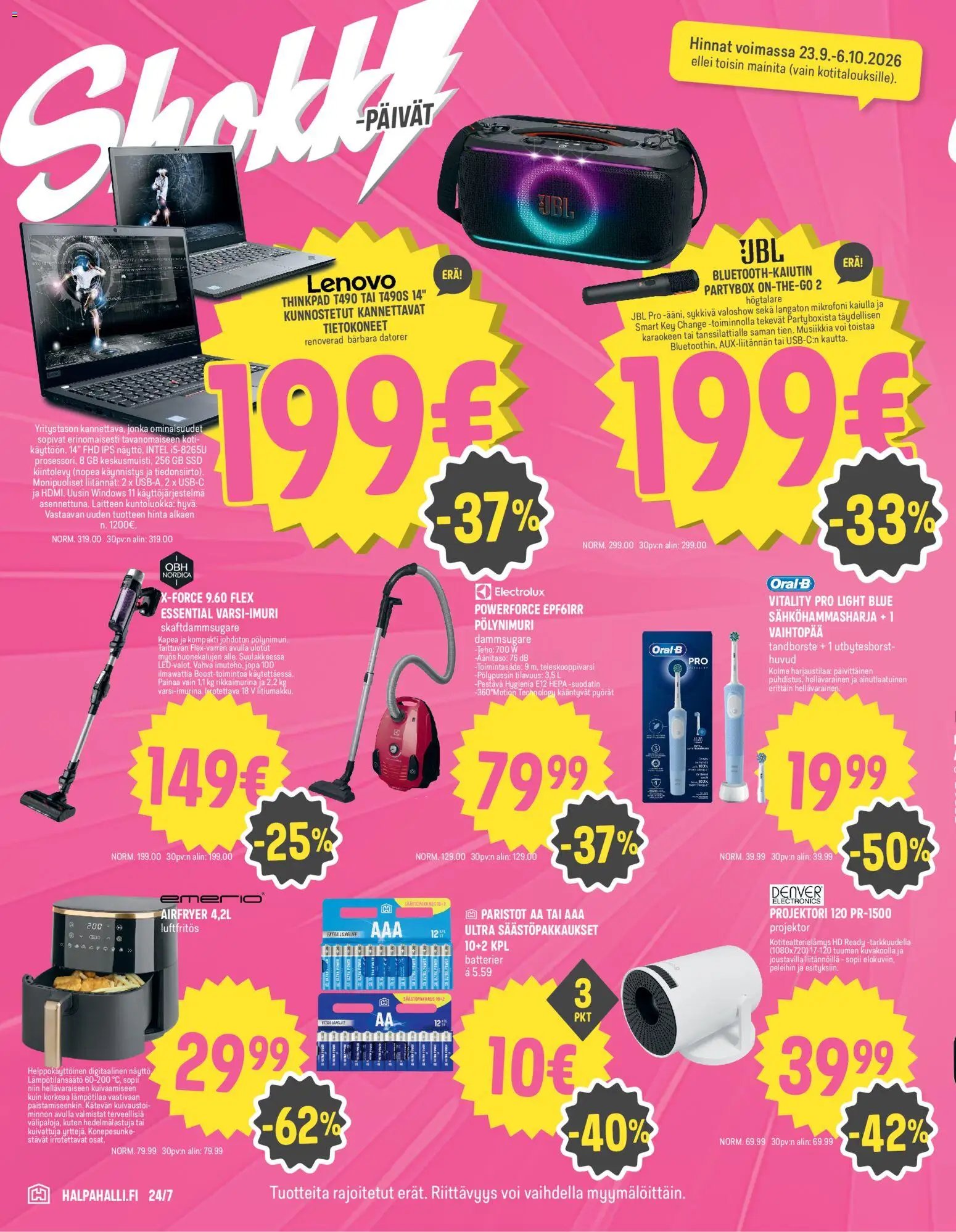 Halpa Halli tarjoukset