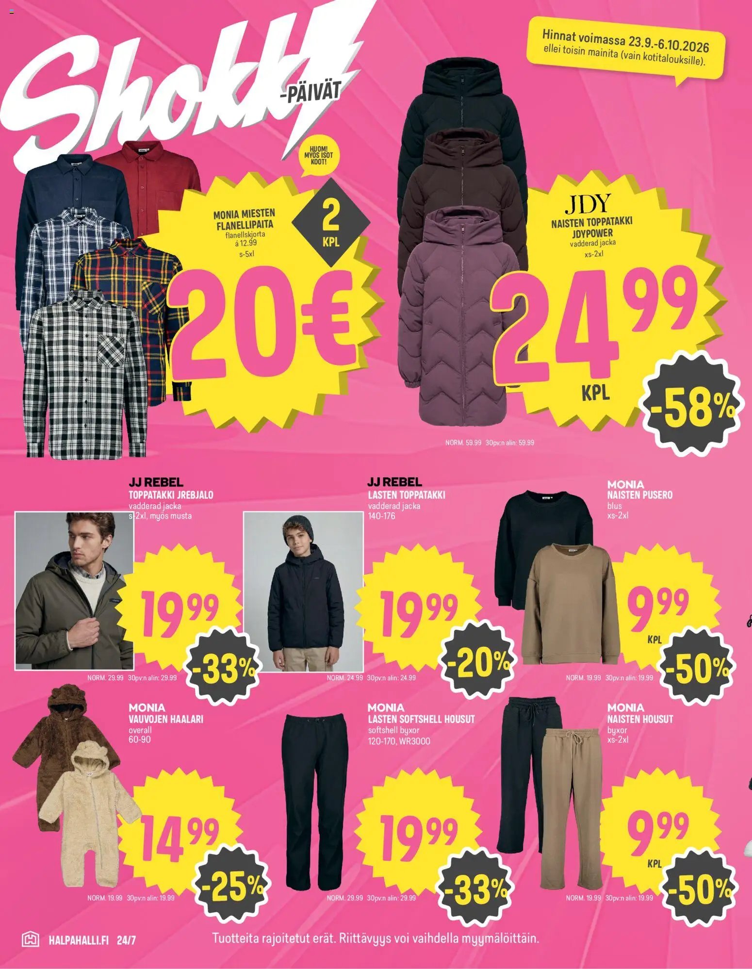 Halpa Halli tarjoukset