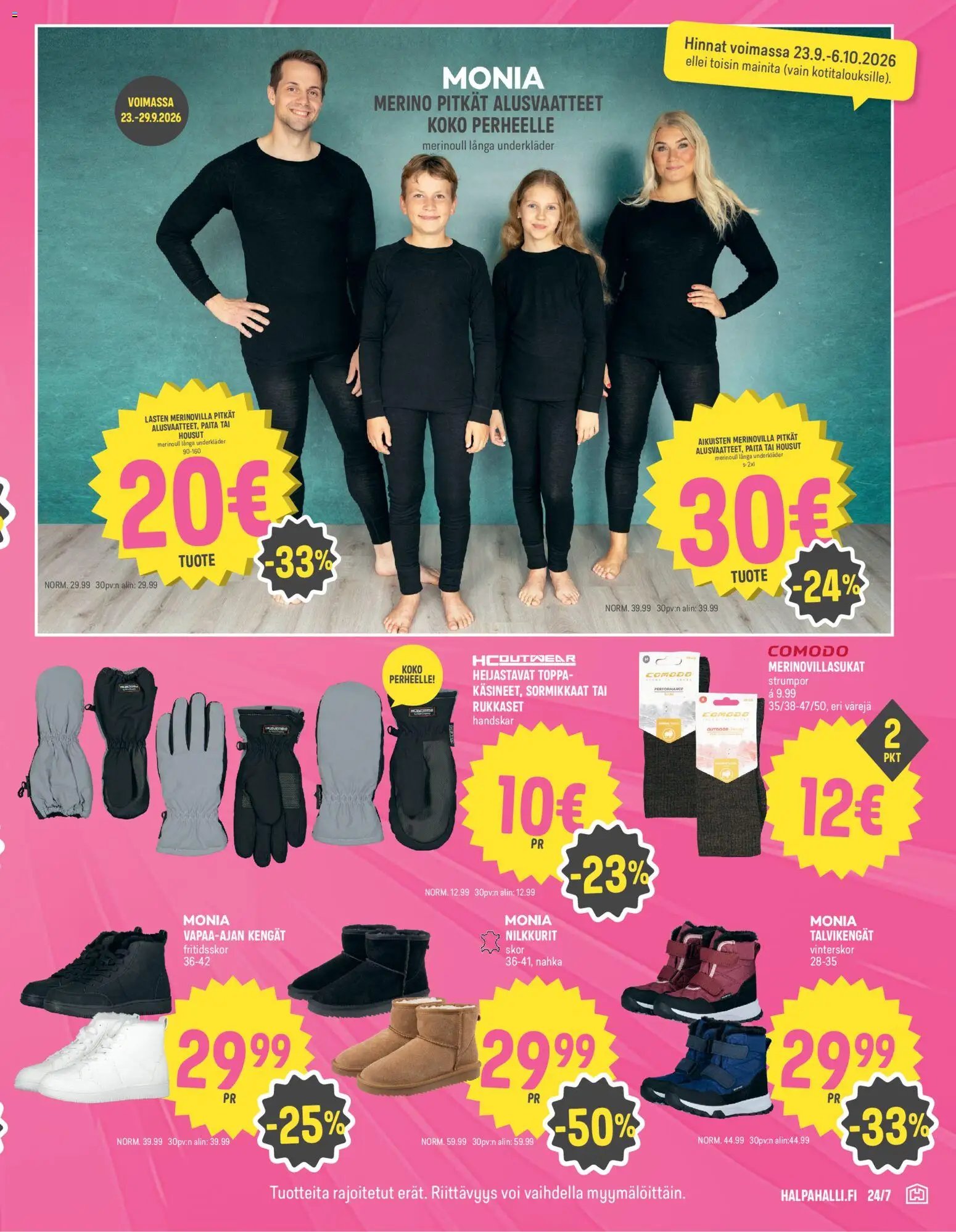 Halpa Halli tarjoukset