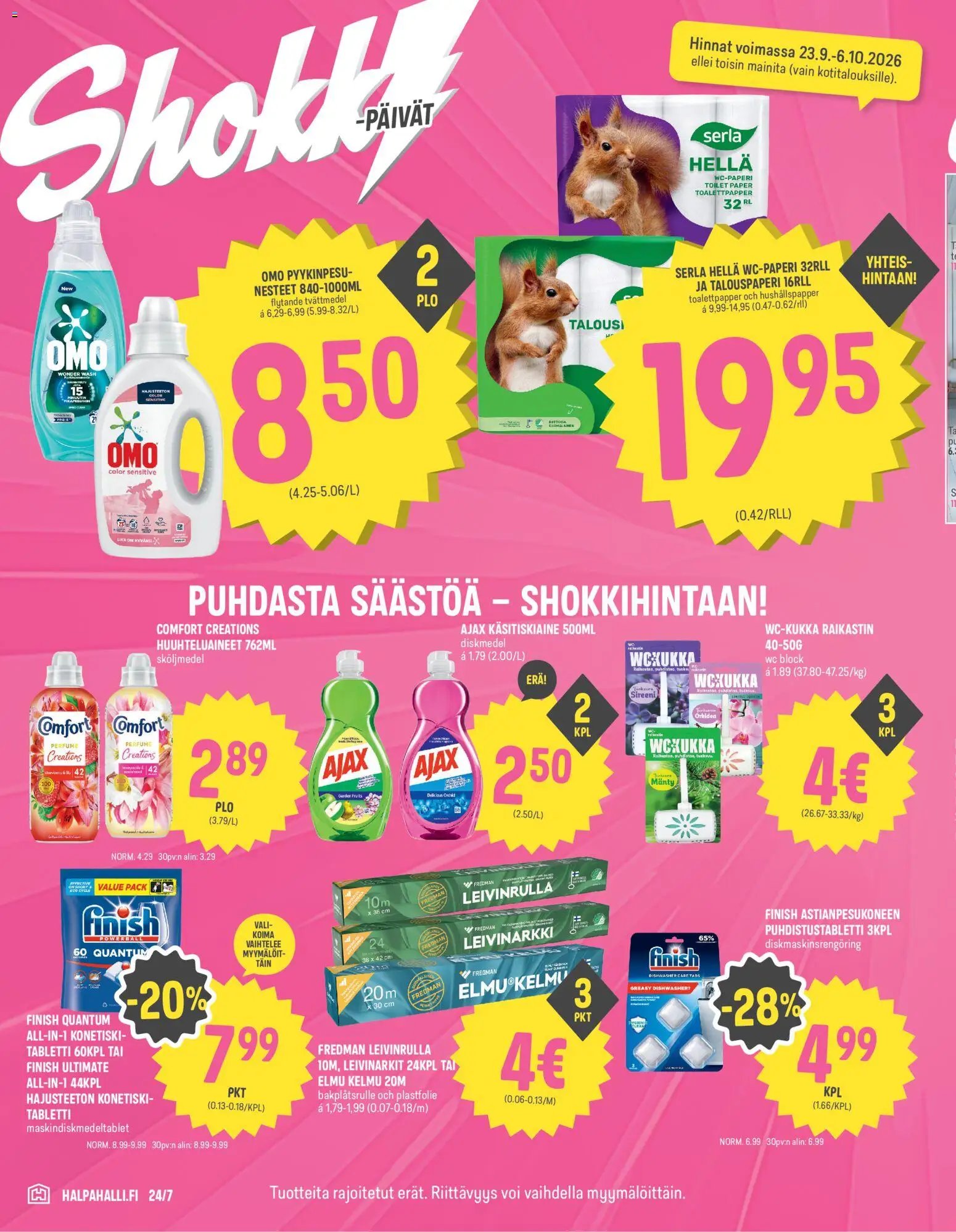 Halpa Halli tarjoukset