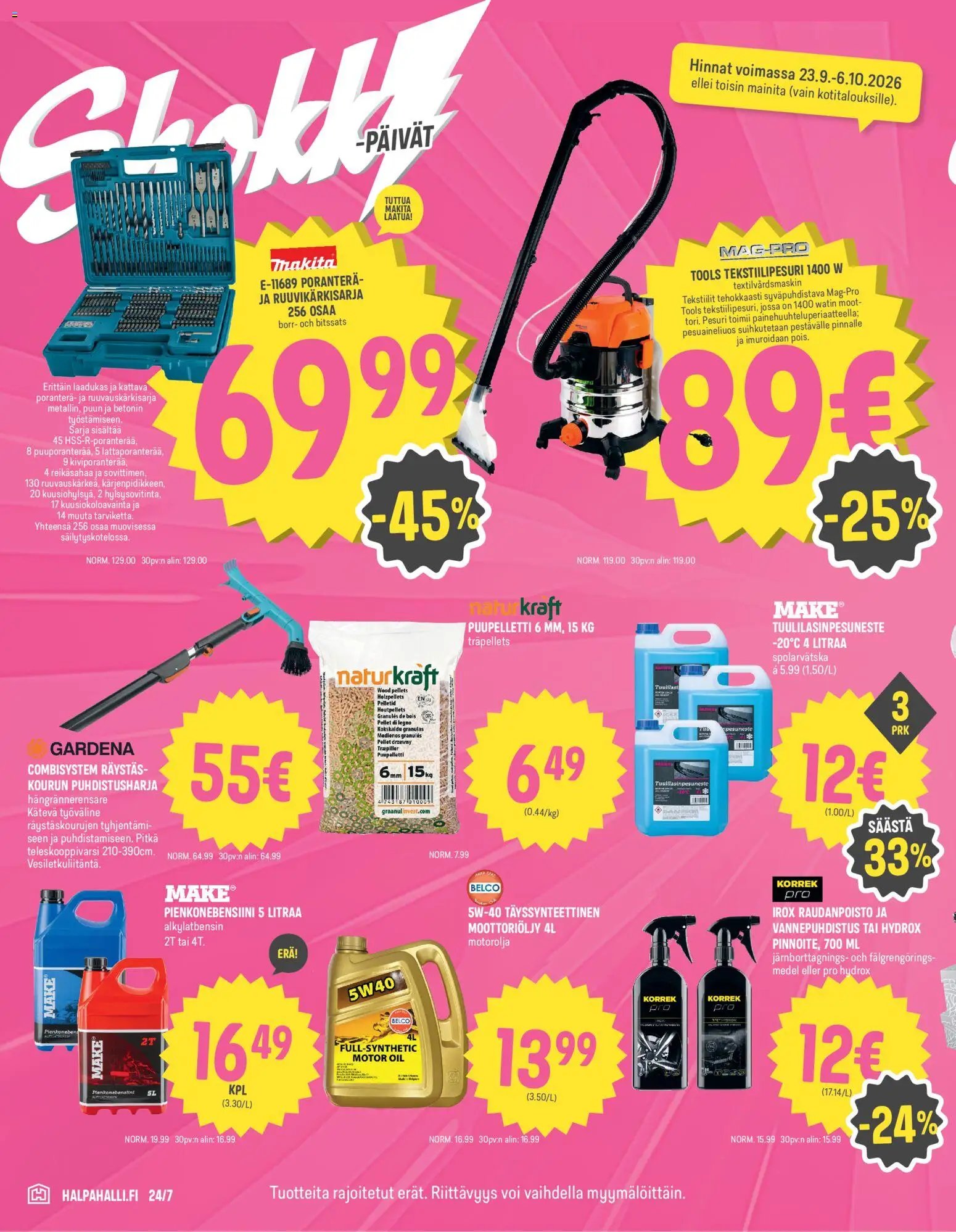 Halpa Halli tarjoukset