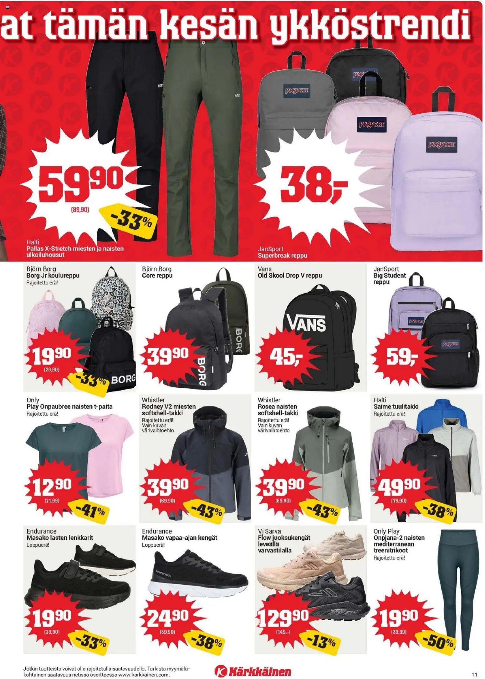 Kärkkäinen tarjoukset - Seinäjoen alue