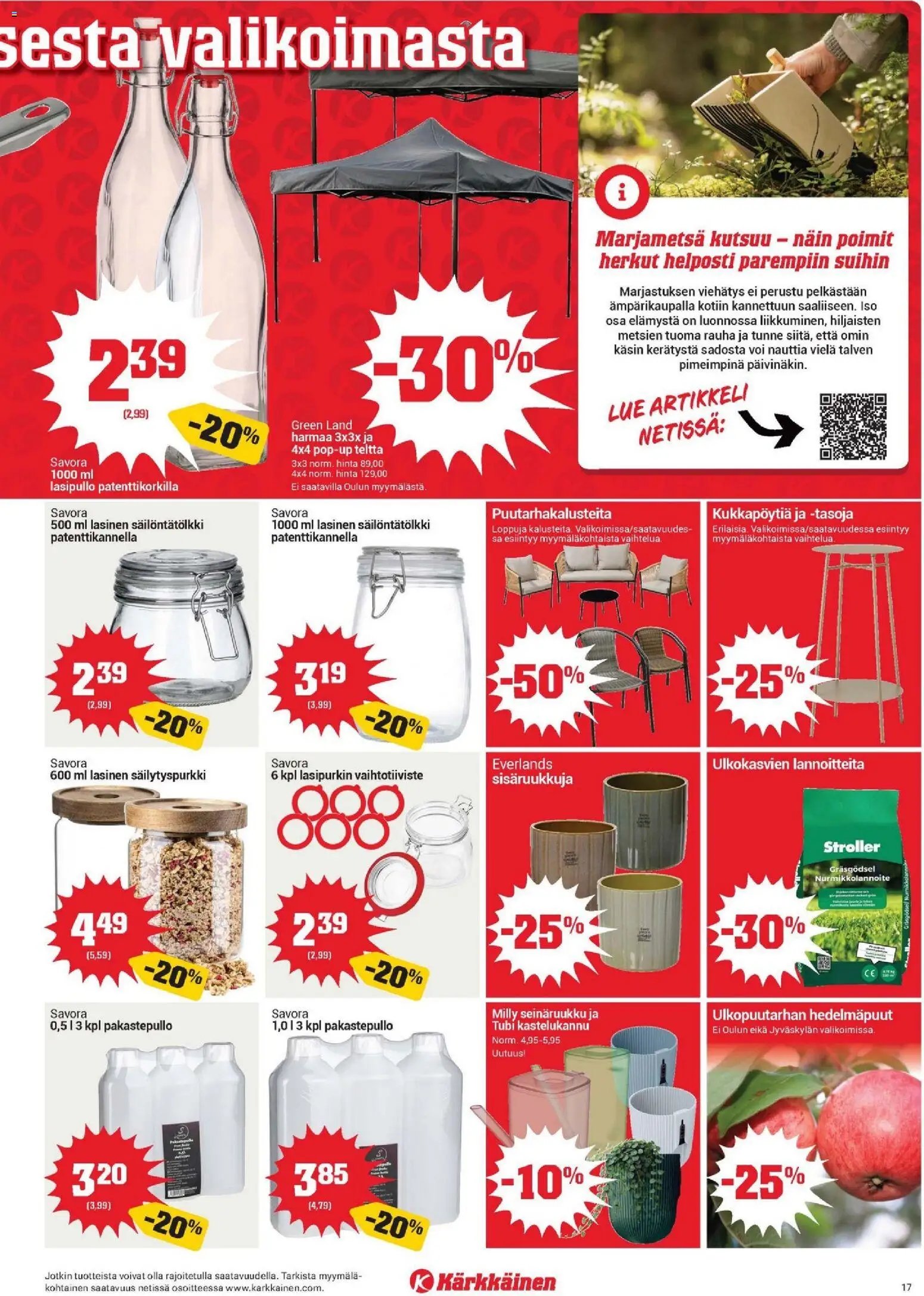 Kärkkäinen tarjoukset - Seinäjoen alue