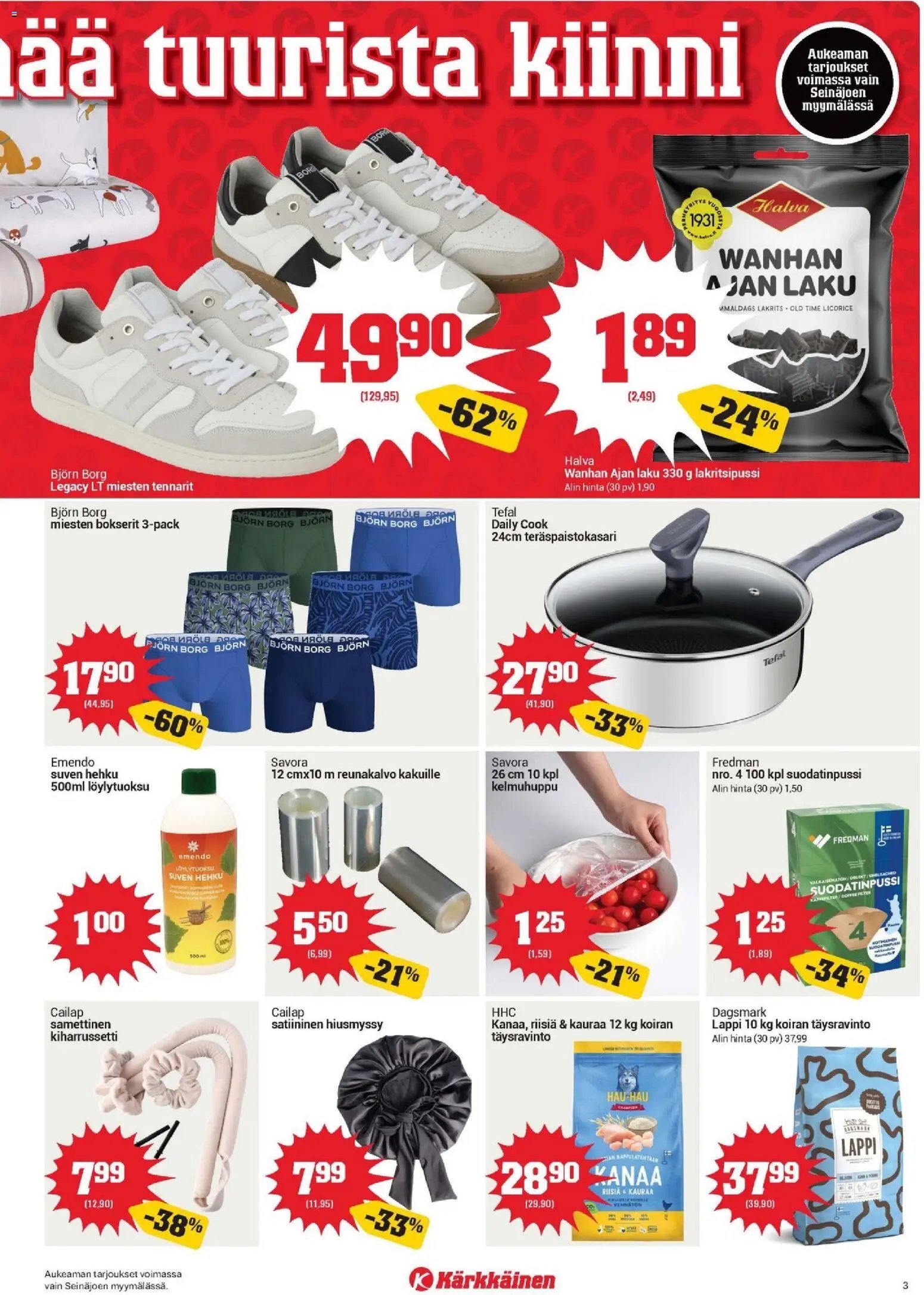 Kärkkäinen tarjoukset - Seinäjoen alue